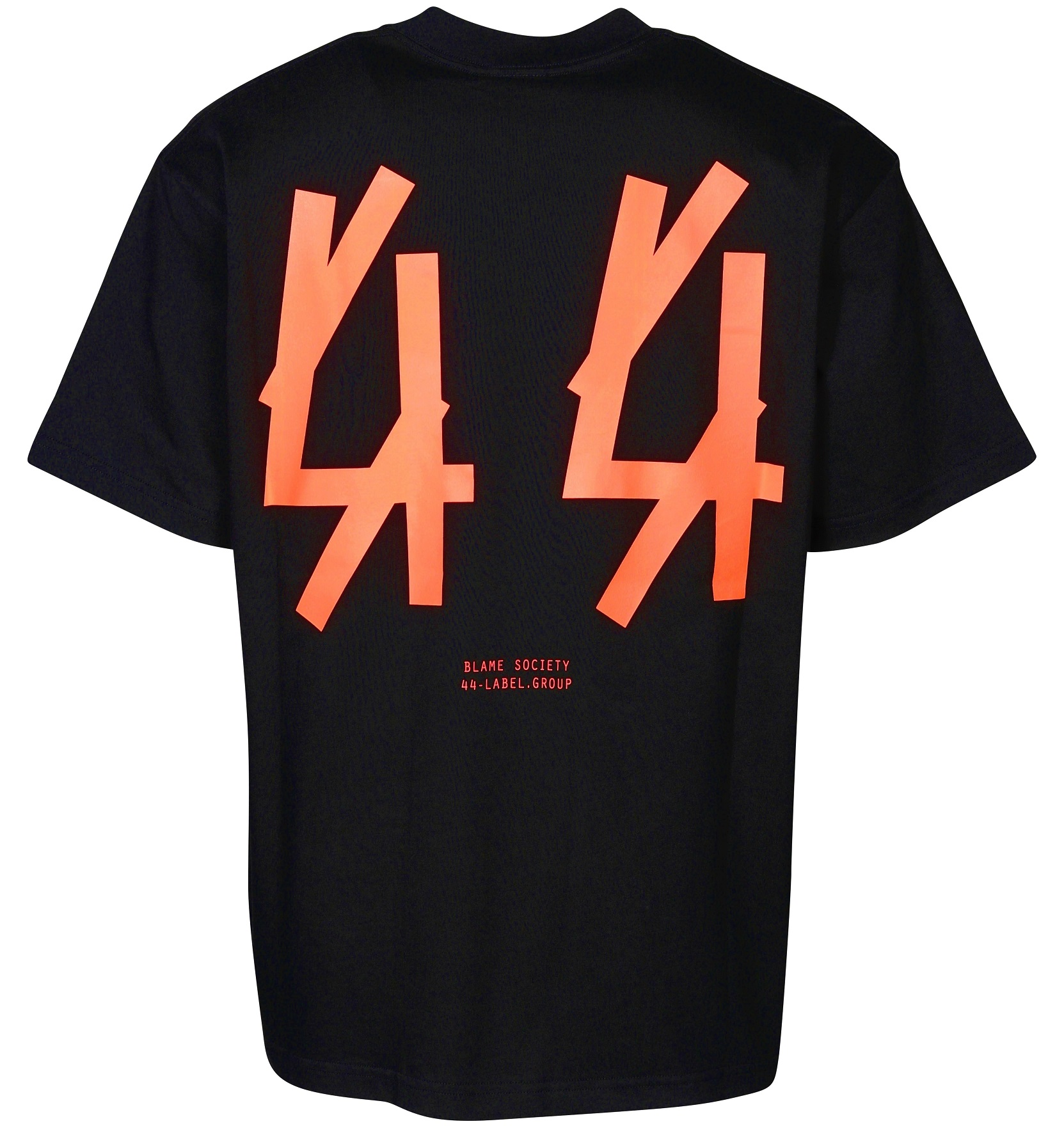 44 LABEL GROUP Original T-Shirt in Black/Neon Print
