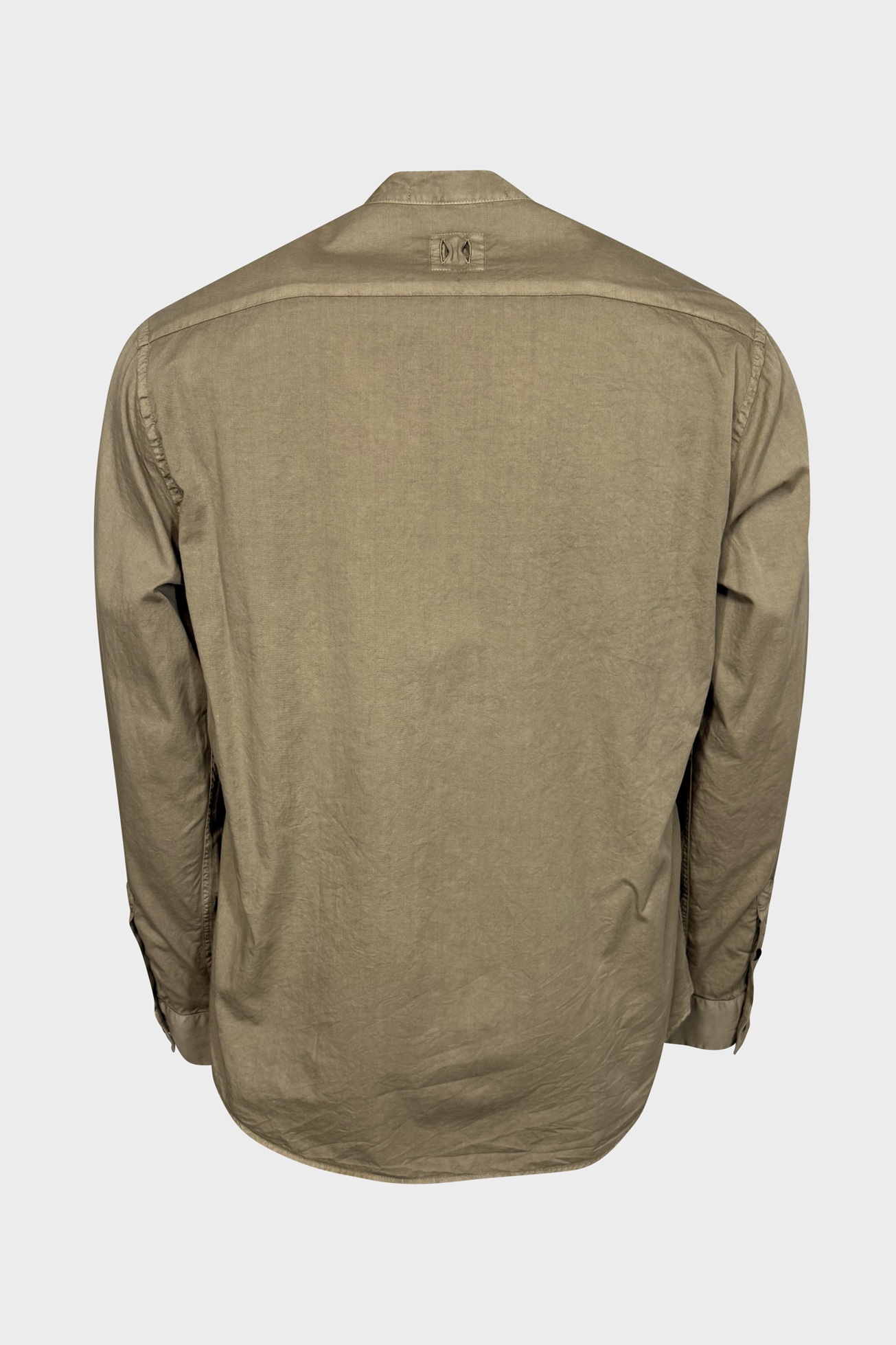 HANNES ROETHER Cotton Shirt in Beige HANNES ROETHER Cotton Shirt in Beige