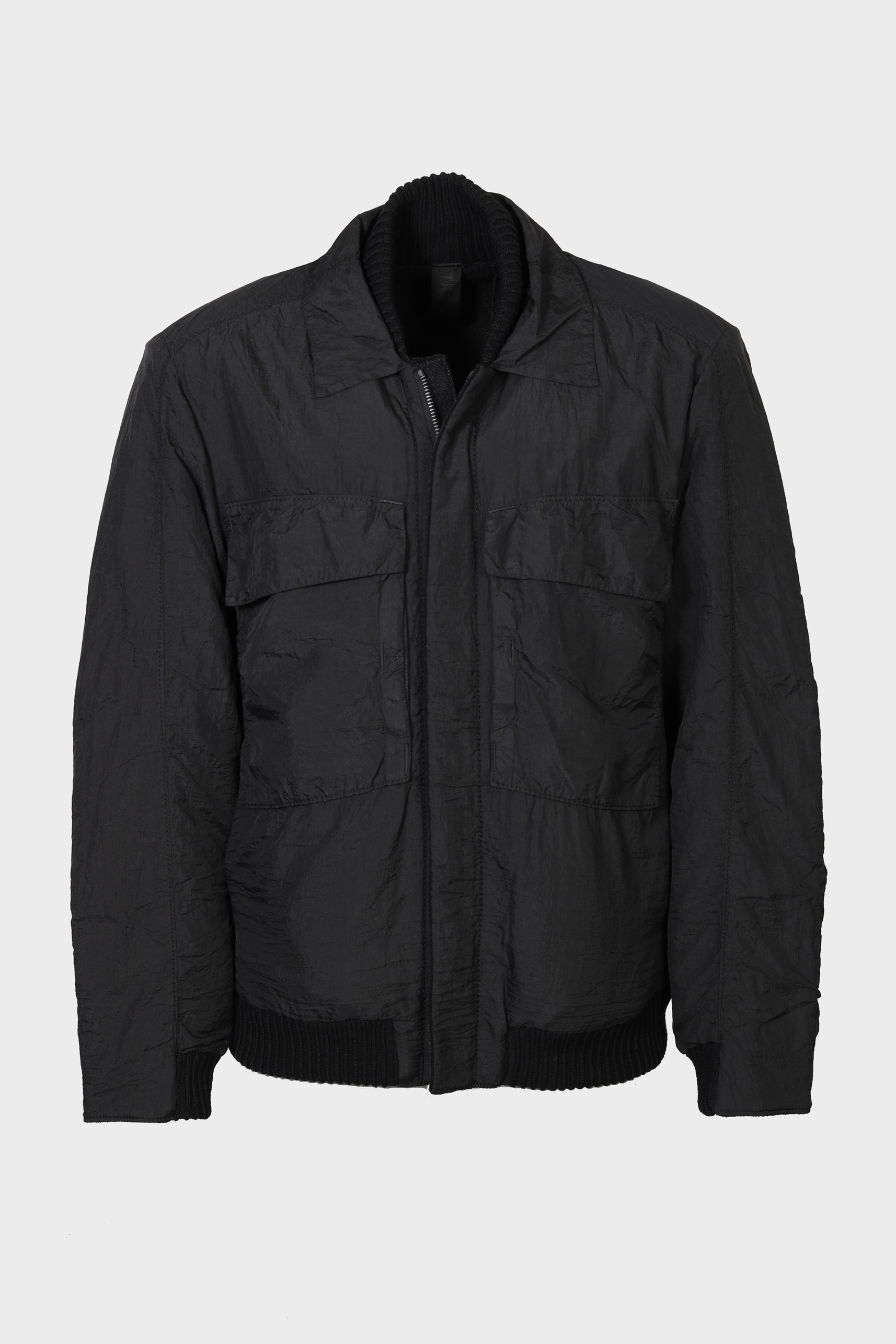 TRANSIT UOMO Reversible Bomberjacket in Black