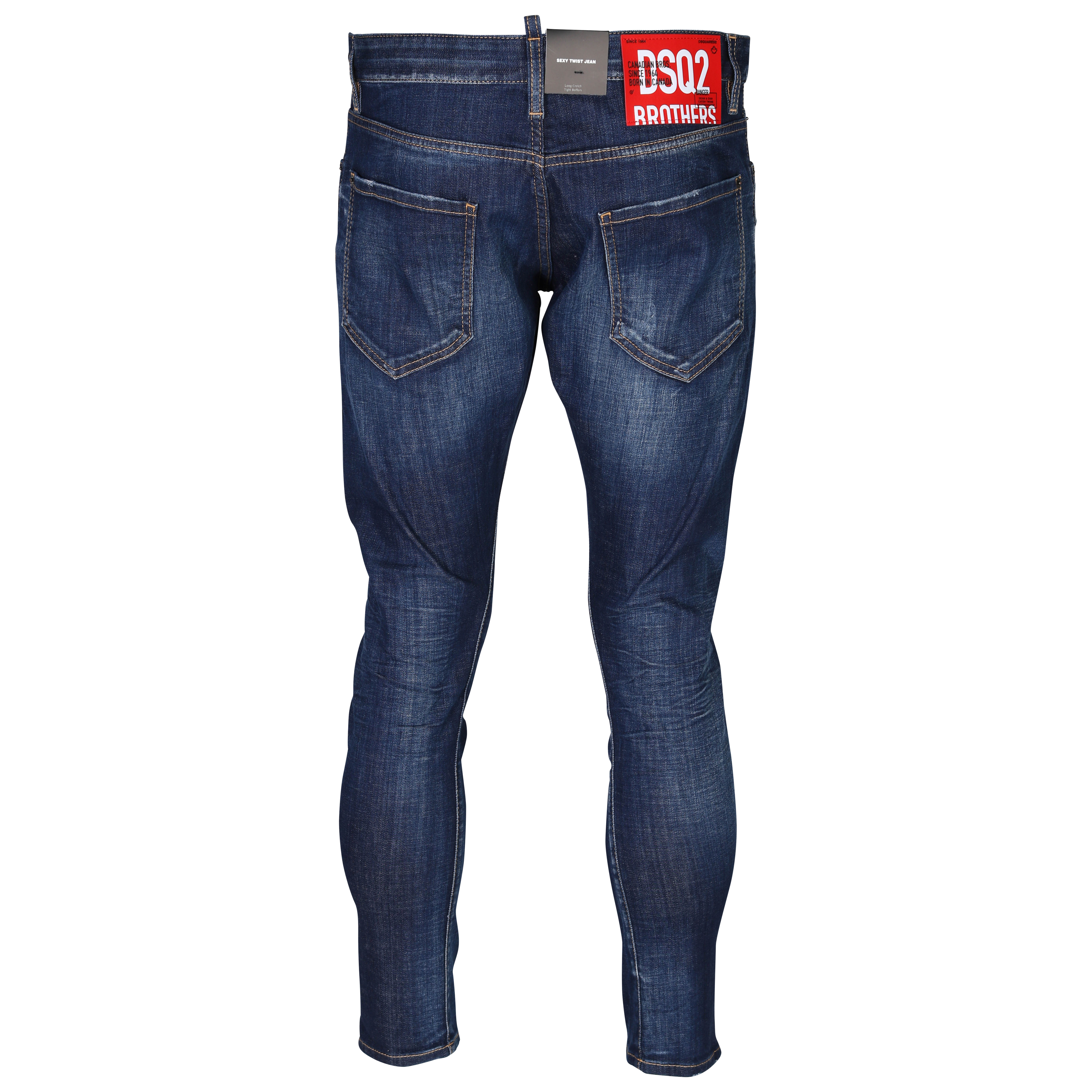 Dsquared Jeans Sexy Twist Blue Washed
