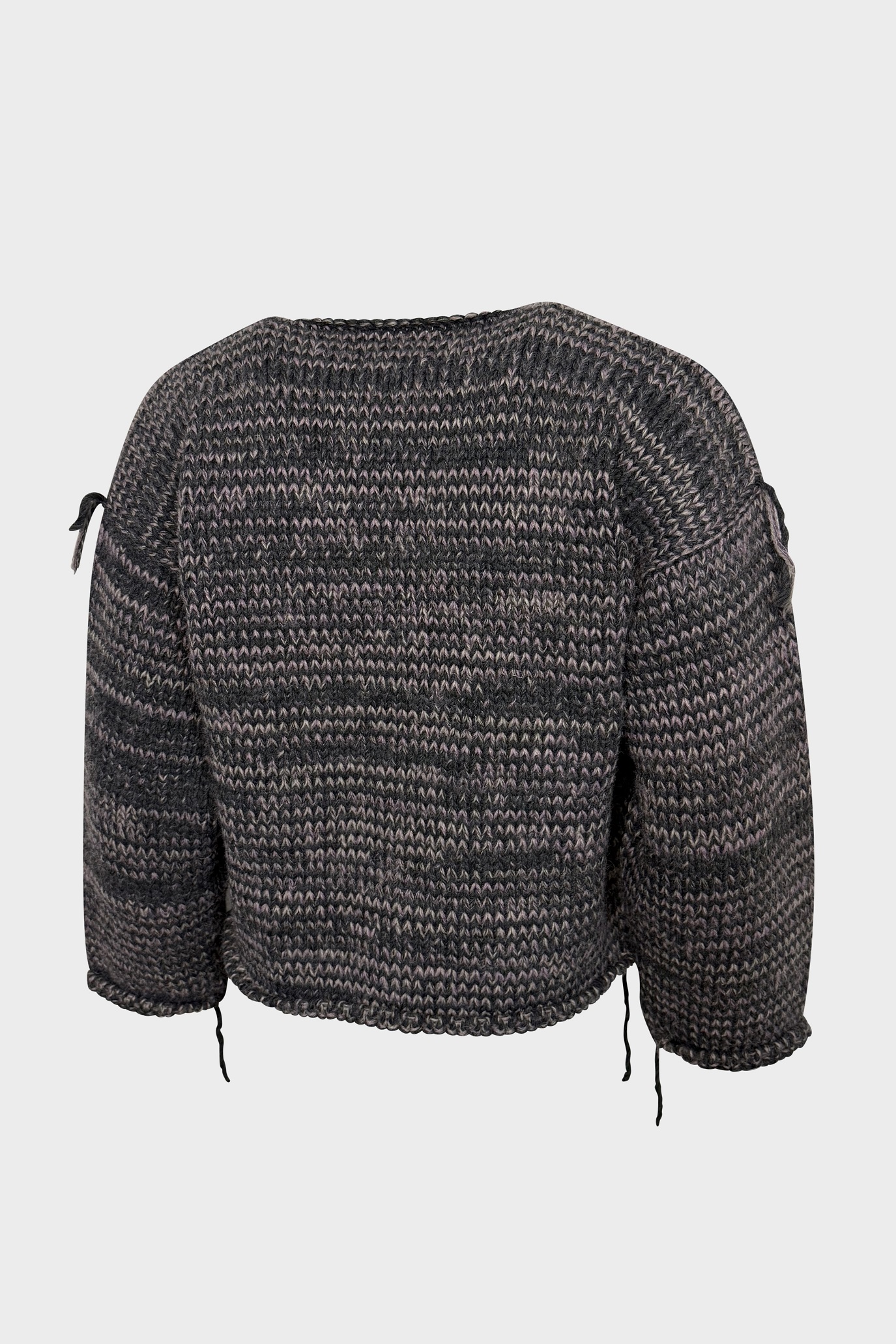 MAGLIANO Heavy Knit Cardigan in Grey Mix