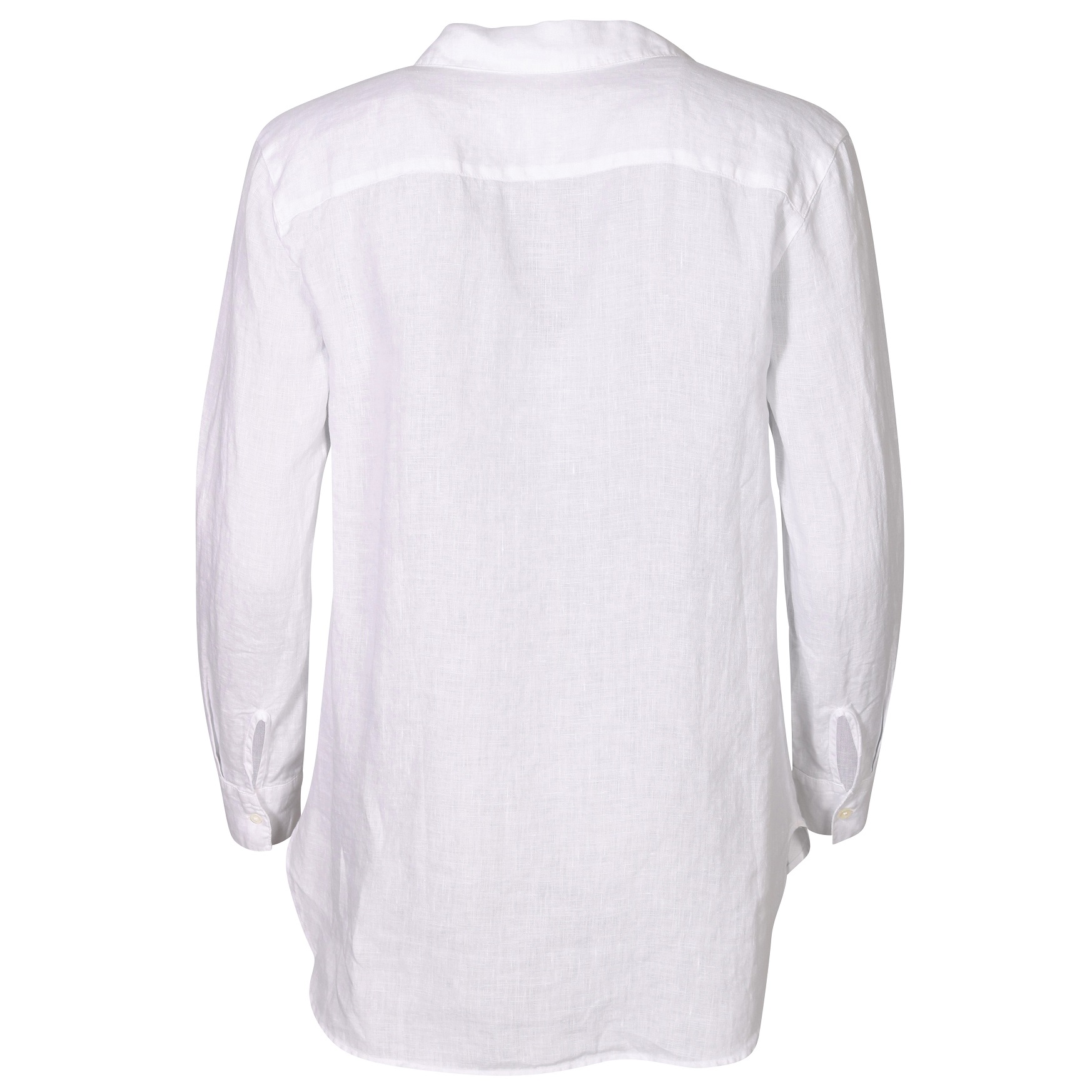 JAMES PERSE Light Weight Linen Shirt in White