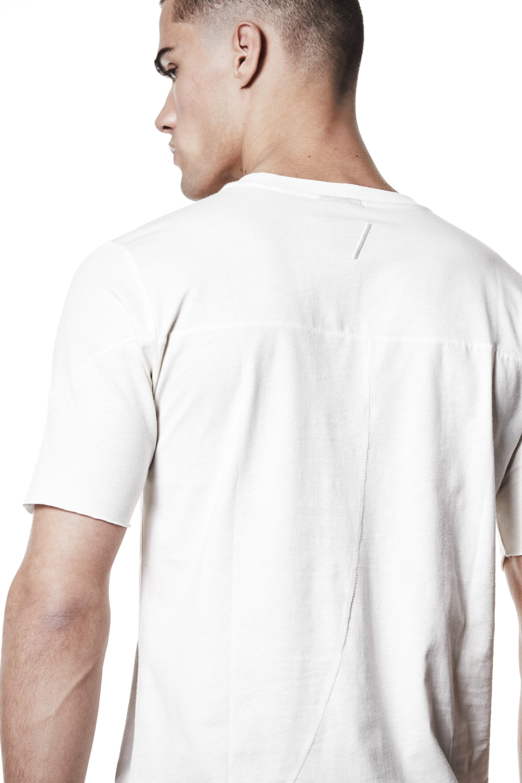 THOM KROM Slim Fit T-Shirt in Cream