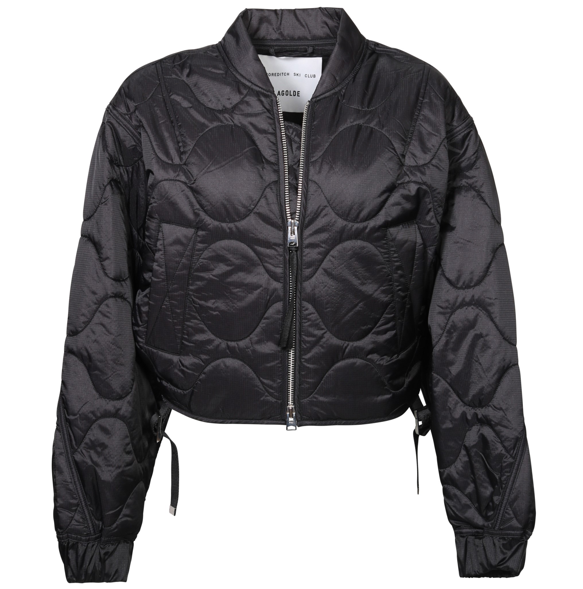 AGOLDE Iona Quilted Jacket in Black M