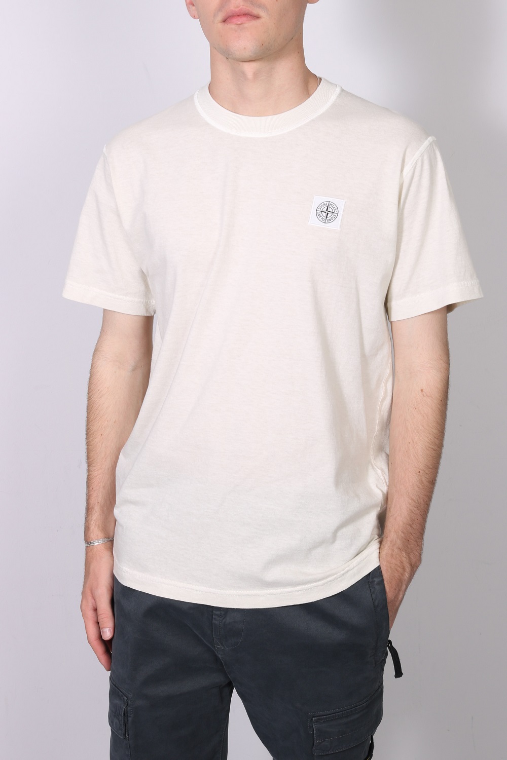 STONE ISLAND T-Shirt in Cement S