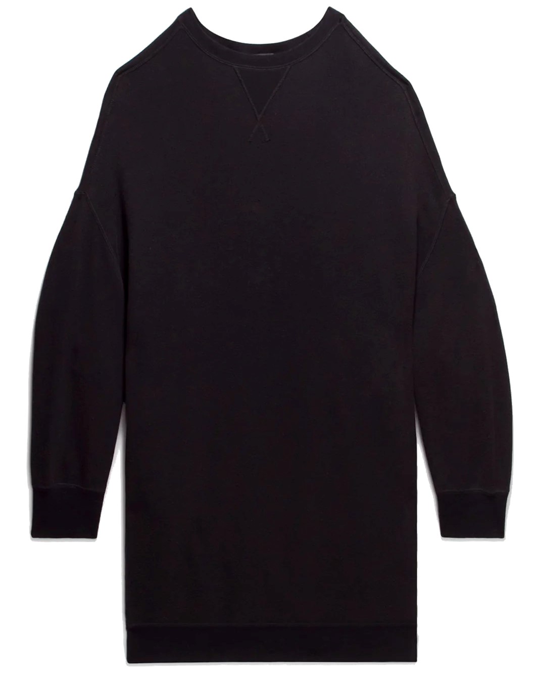 R13 Grunge Oversize Sweatshirt in Washed Black