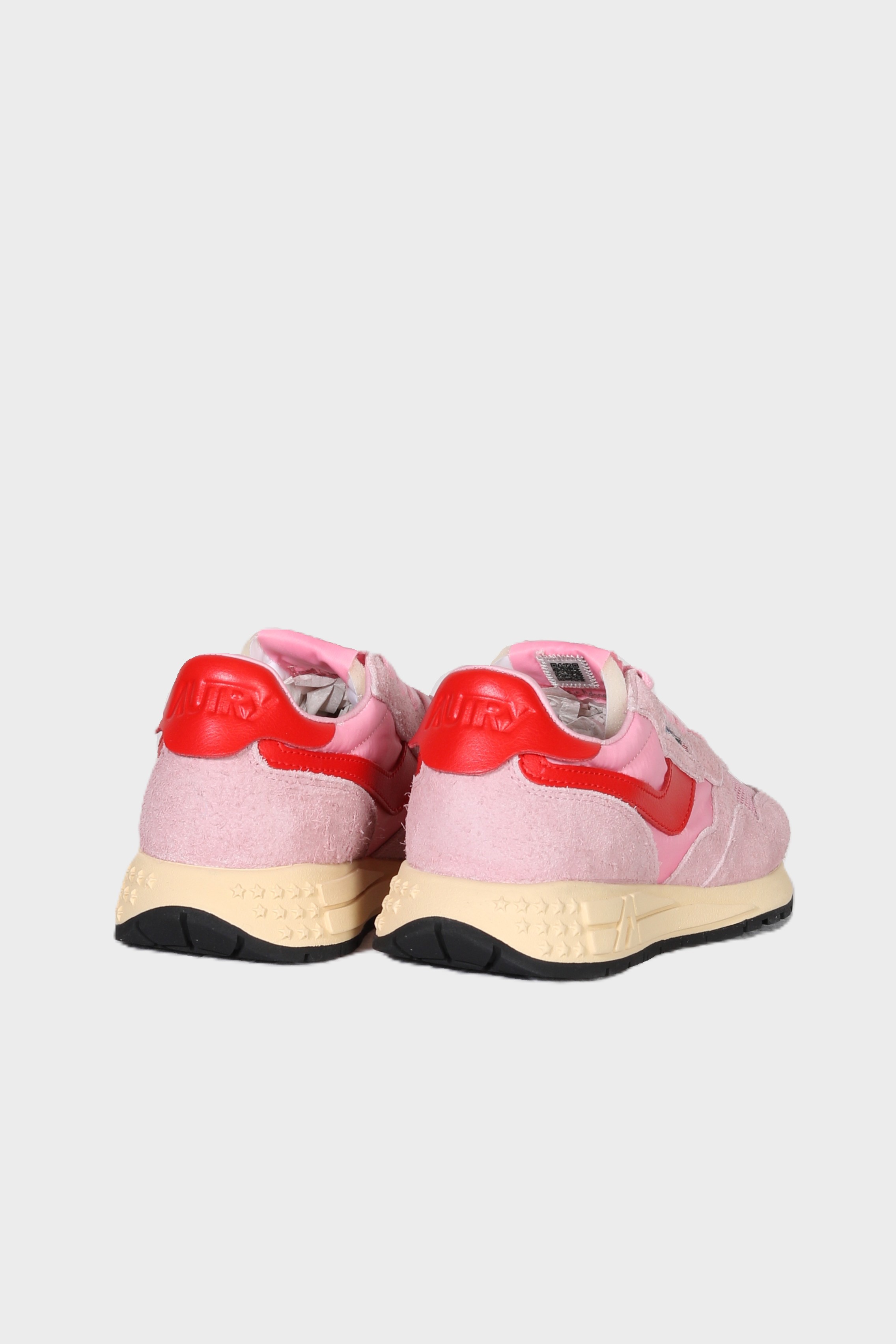 AUTRY ACTION SHOES Reelwind Low Sneaker Suede/Mesh/Pink/Red