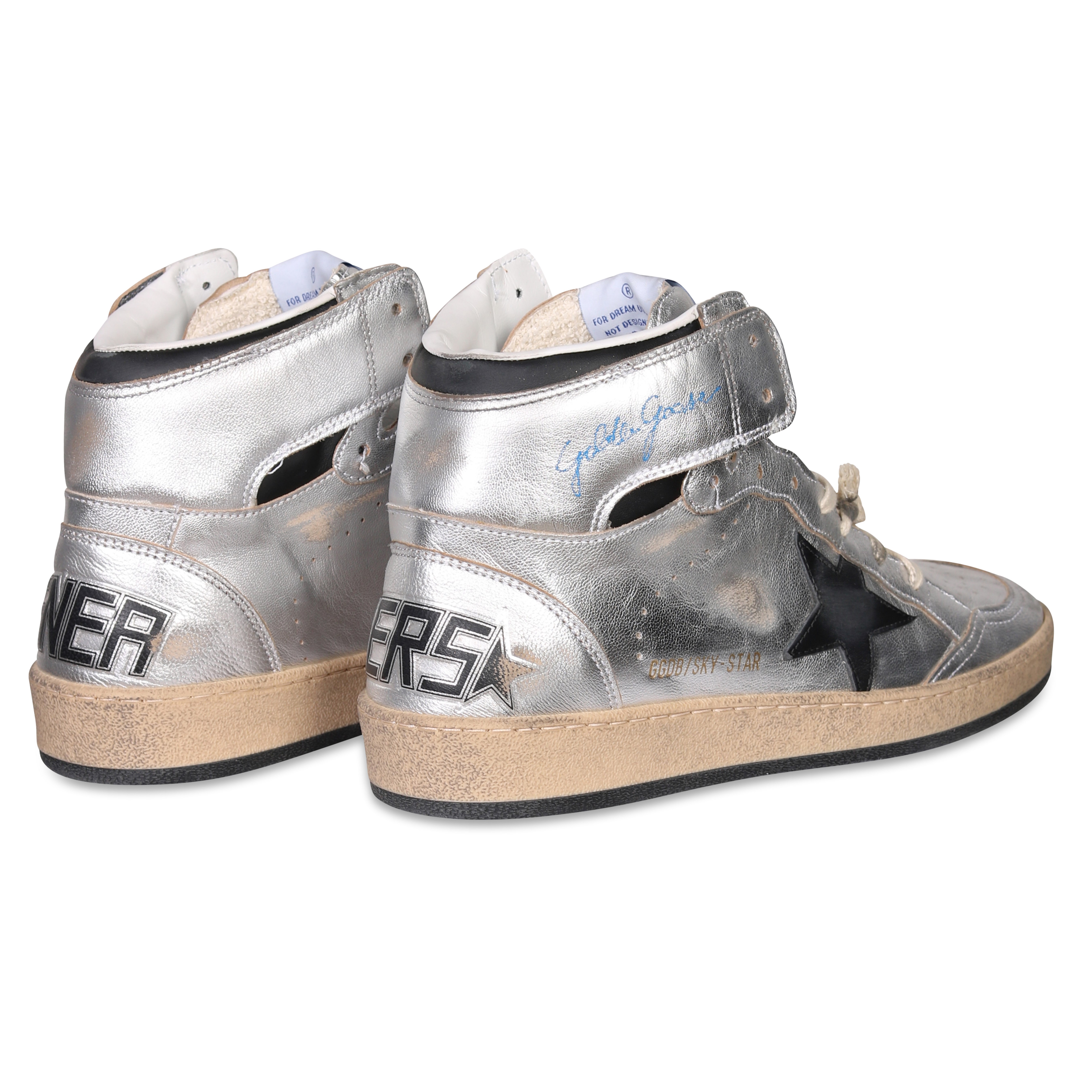 Golden Goose Sneaker Sky Star Silver/Black