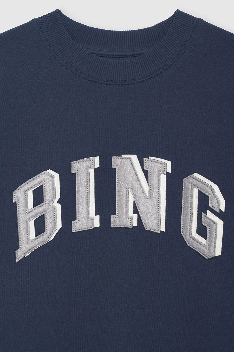 ANINE BING Tyler Sweatshirt Bing in Navy XXS