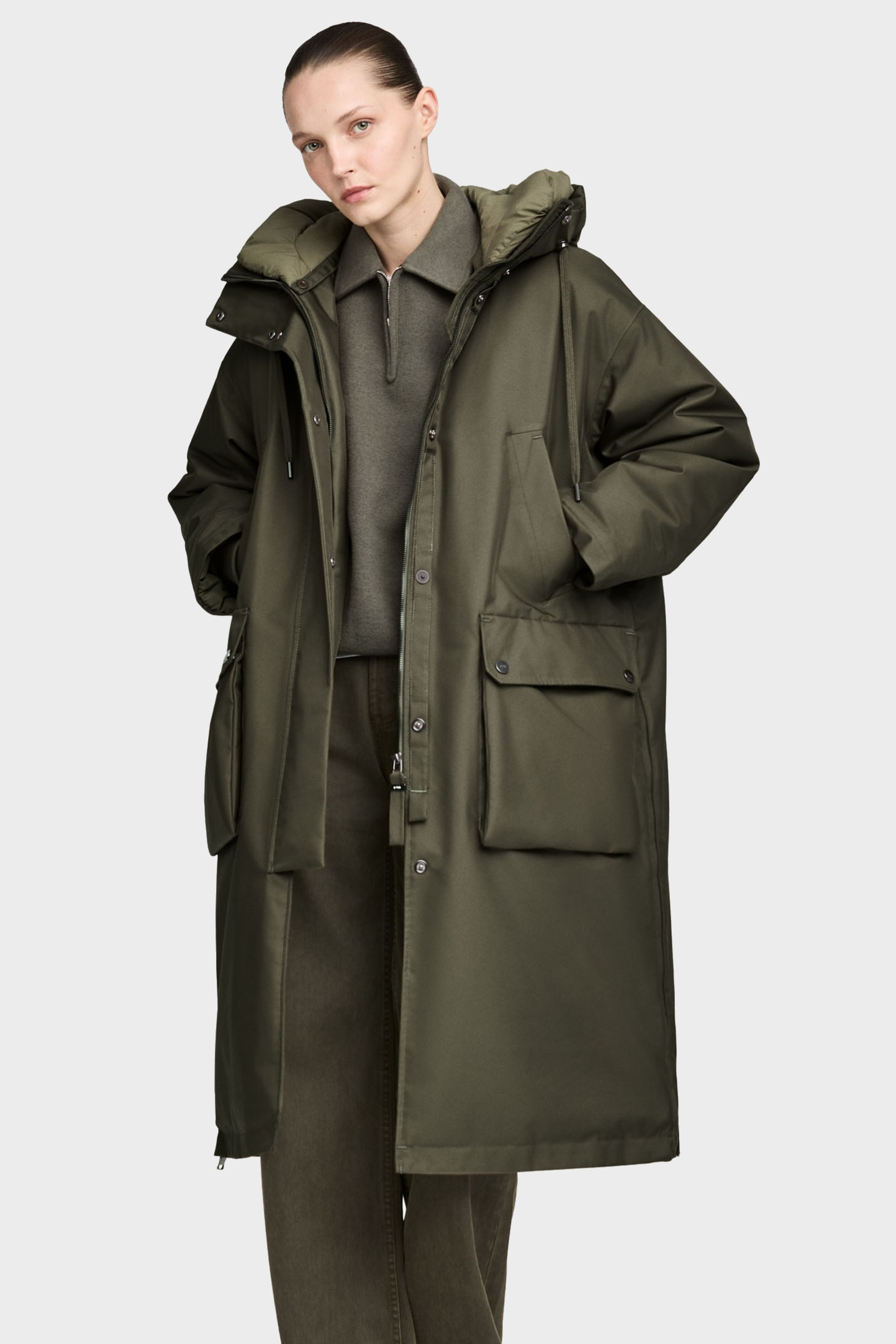 G-LAB Luna Parka in Emerald Green