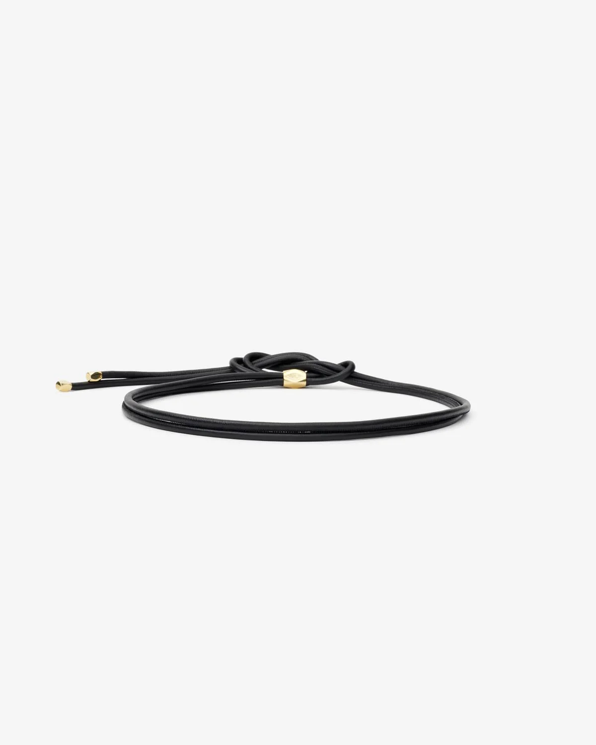 ISABEL MARANT Silvia Belt in Black/Gold