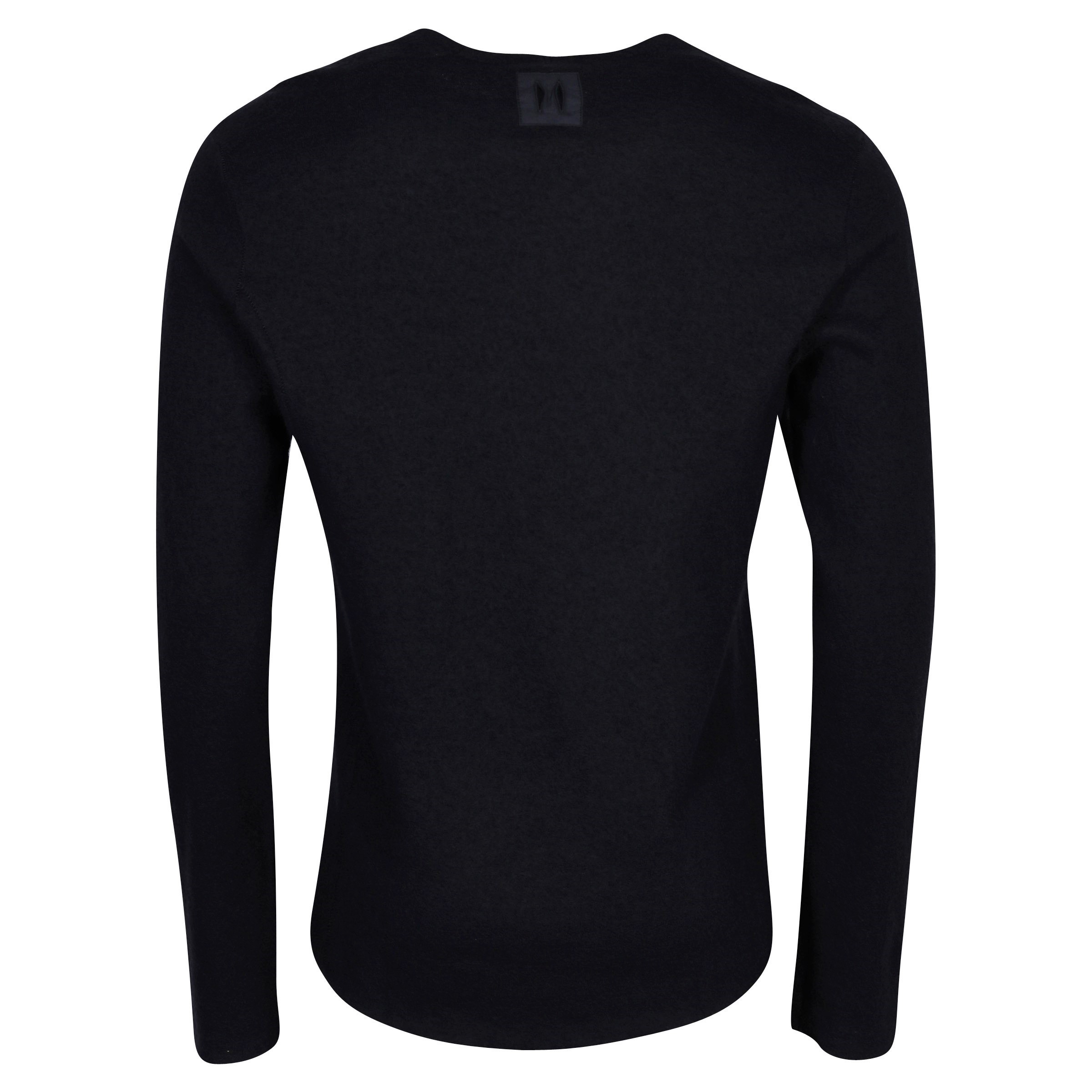 Hannes Roether Knit Sweater in Navy XL