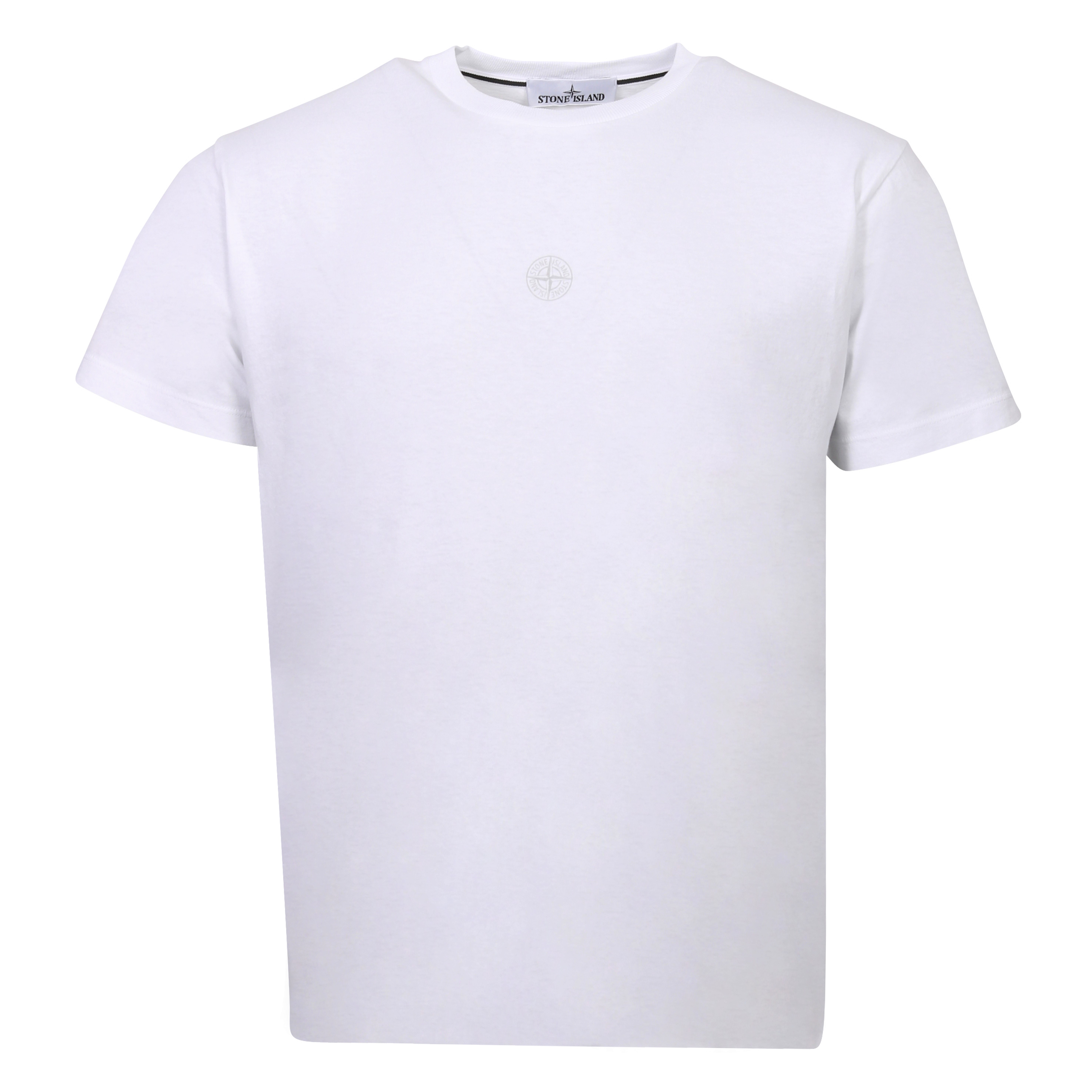 Stone Island Backprinted T-Shirt in White 3XL