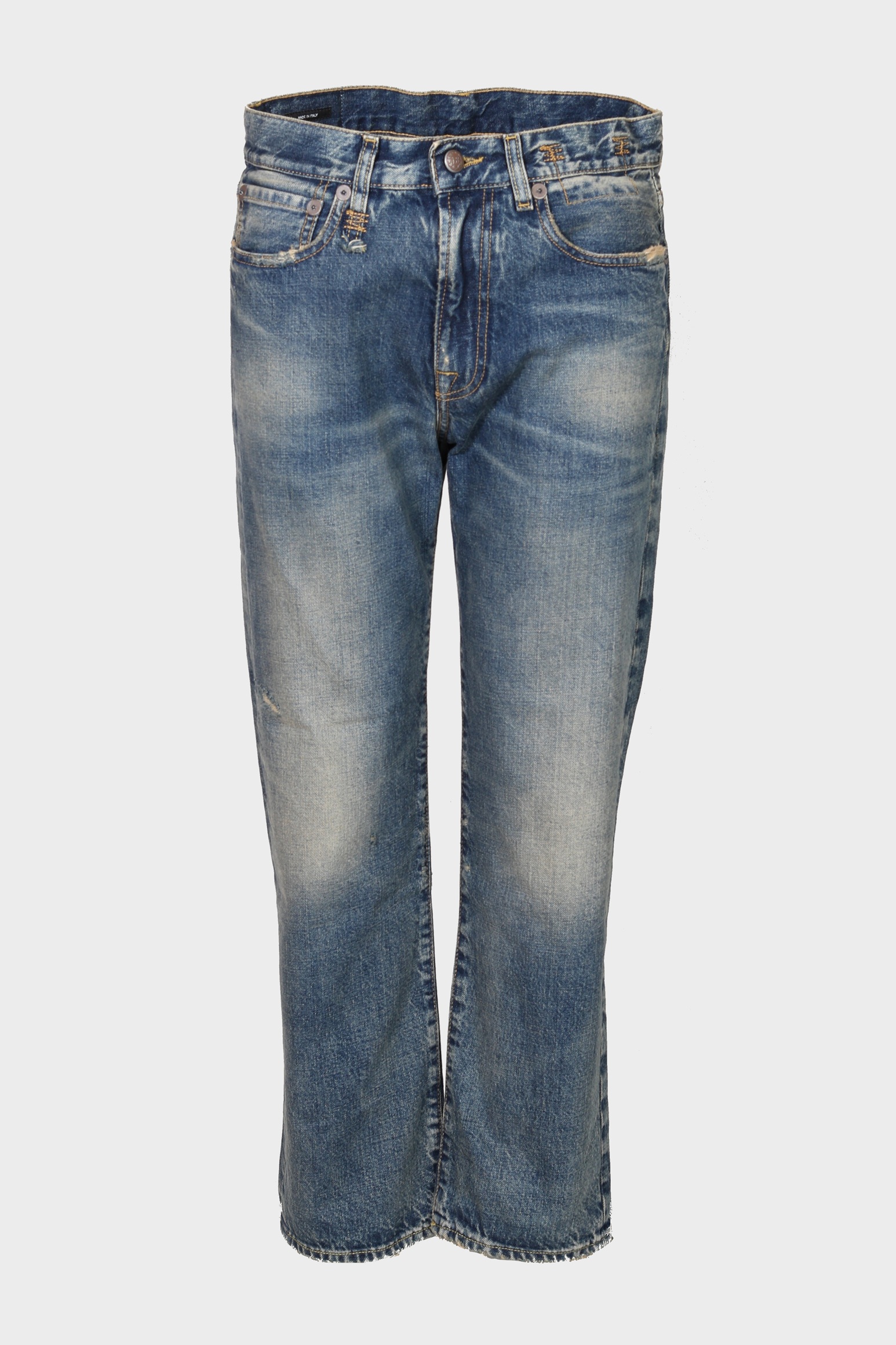 R13 Boyfriend Jeans in Bowery Indigo
