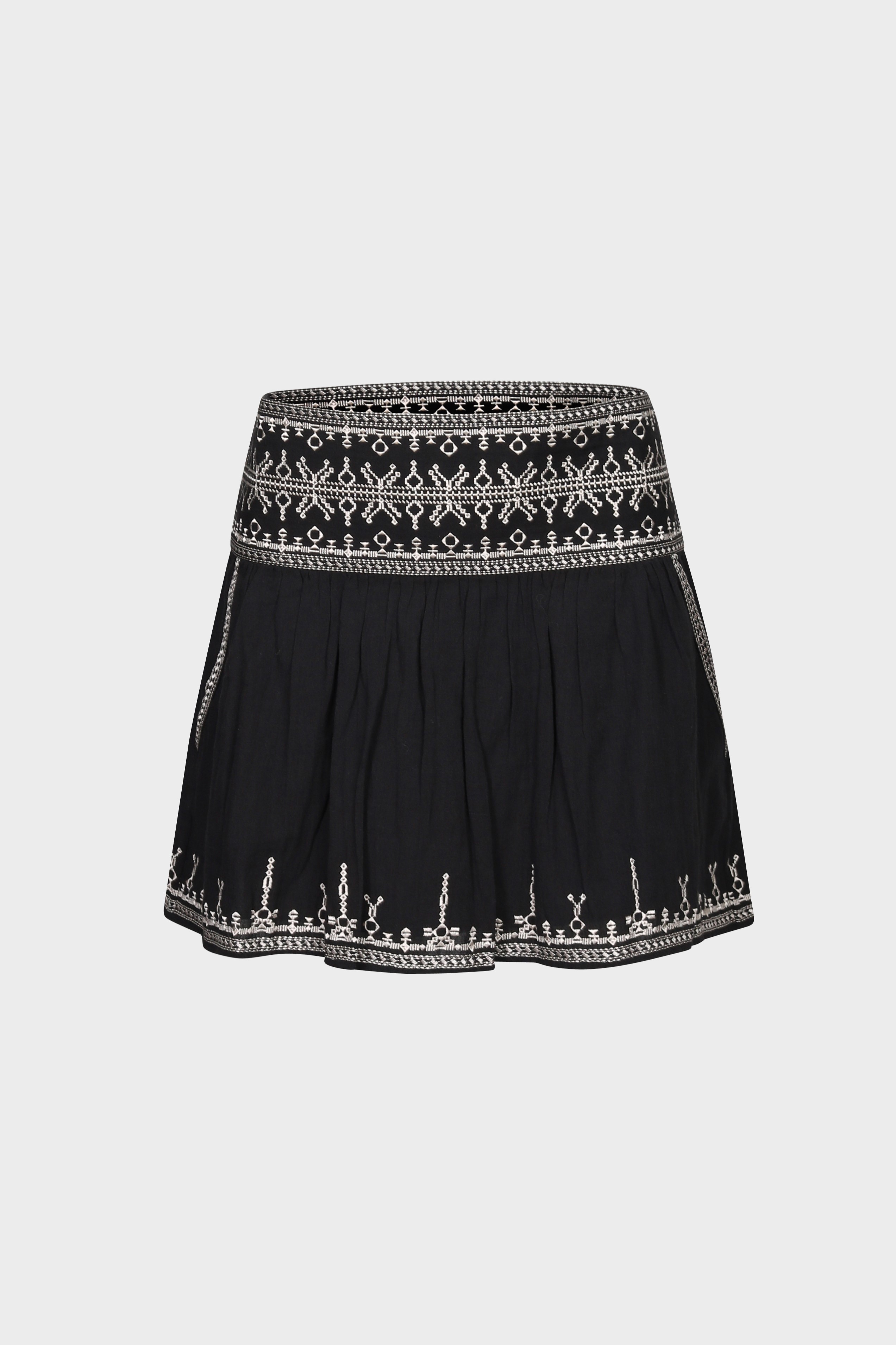 ISABEL MARANT ÉTOILE Picadilia Skirt in Black FR40 / DE38