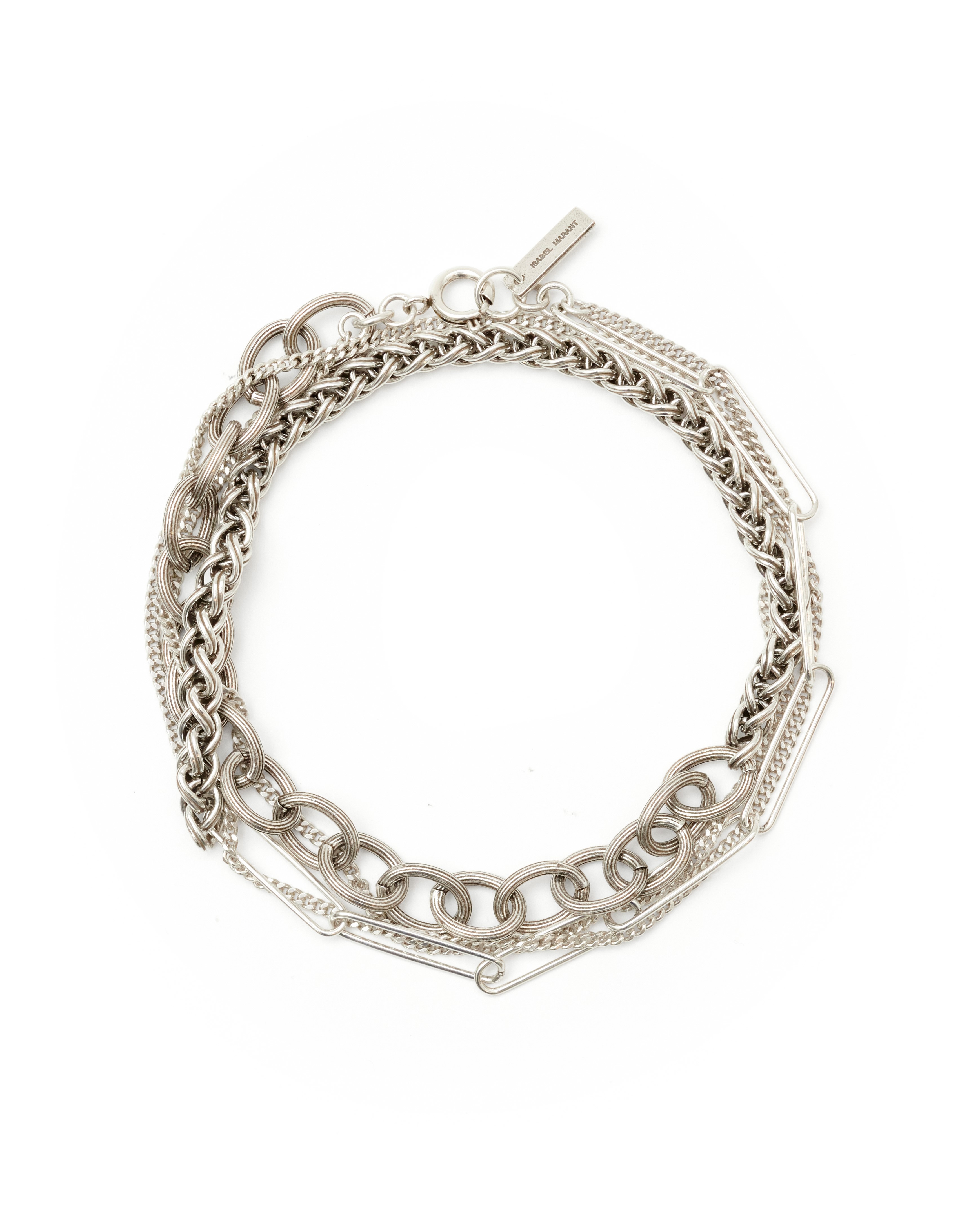 Isabel Marant Wrap Bracelet in Silver T1 / 53cm