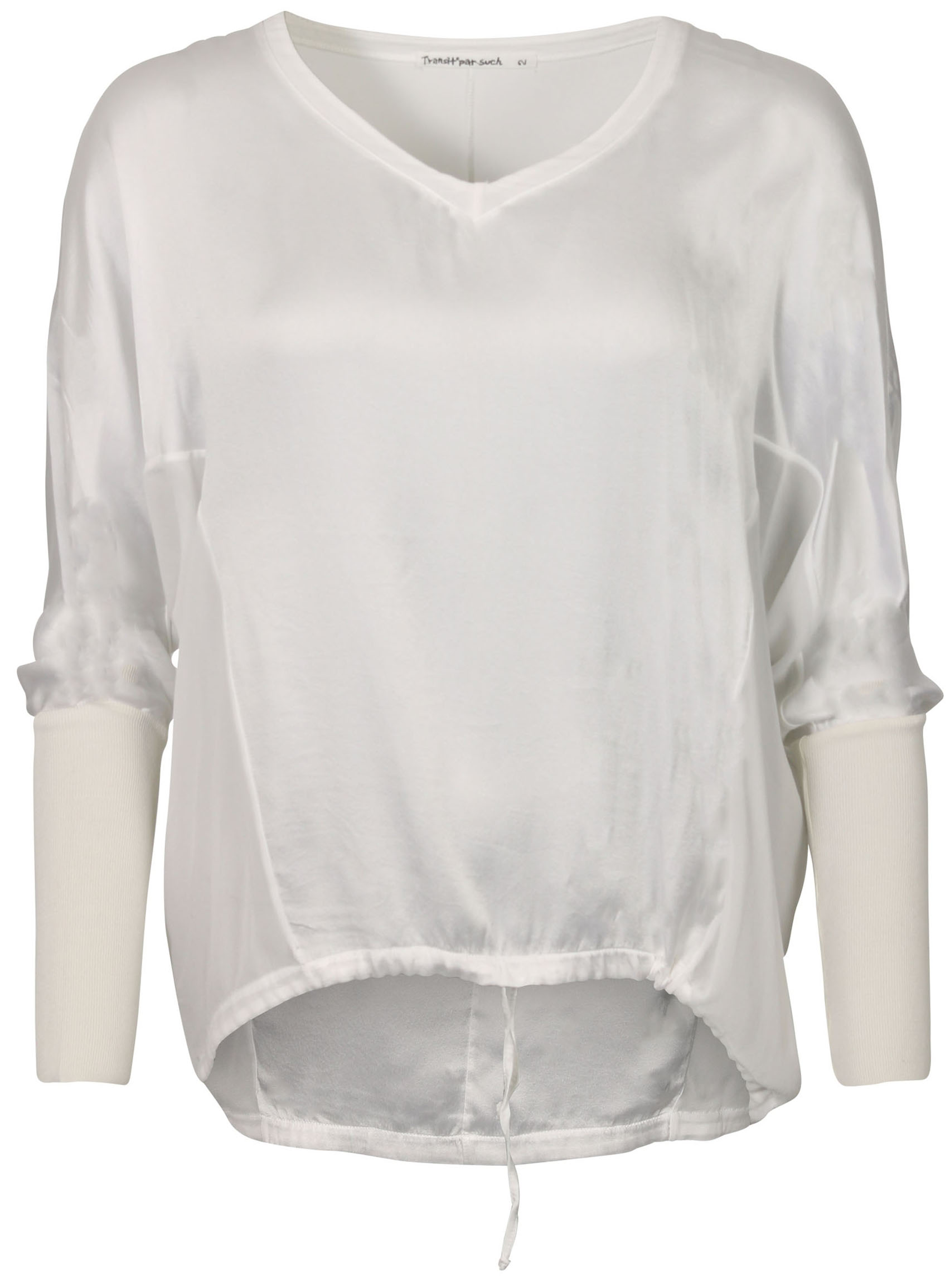 Transit Par Such Silk Blouse White