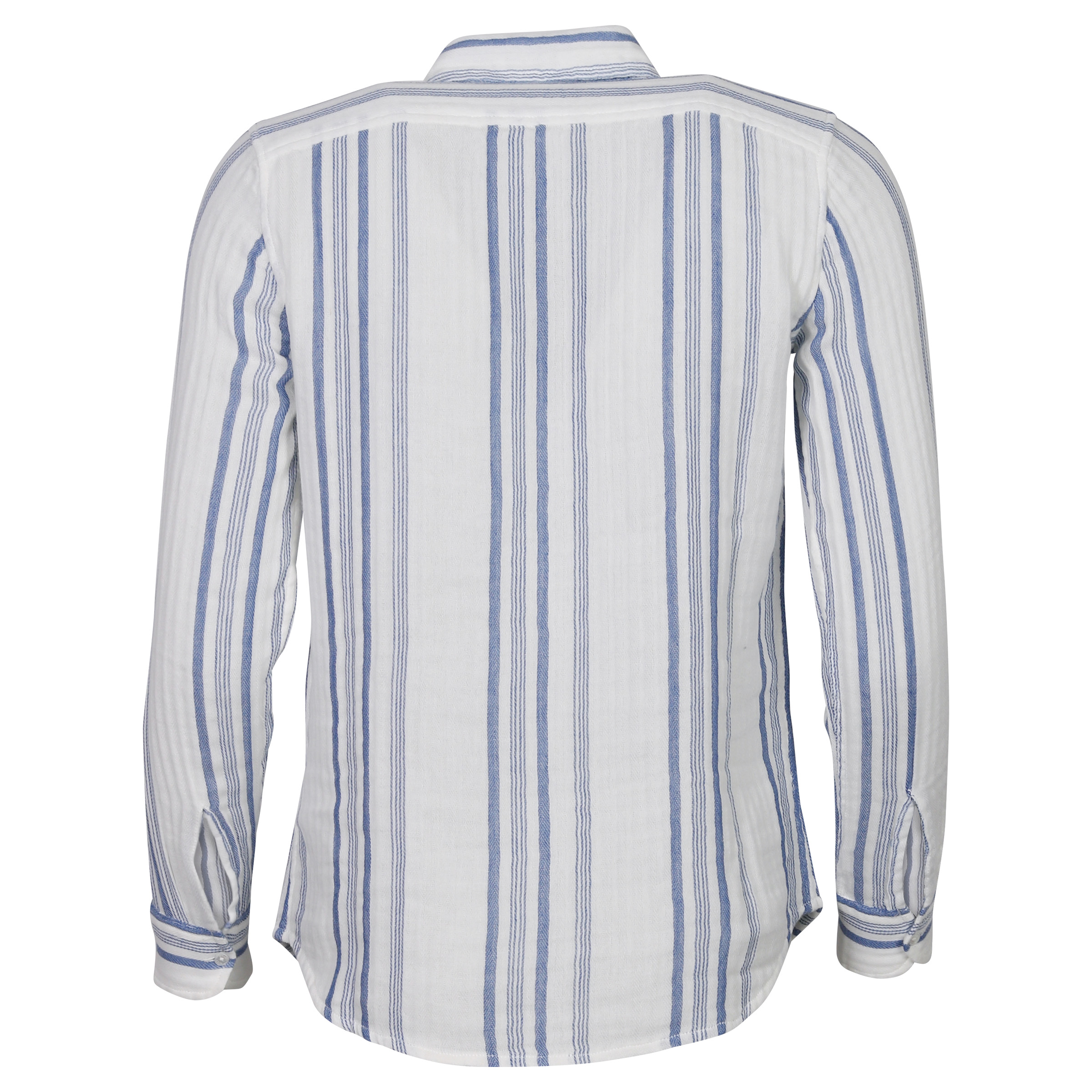 Nili Lotan Shirt Kaya Striped Blue/White L