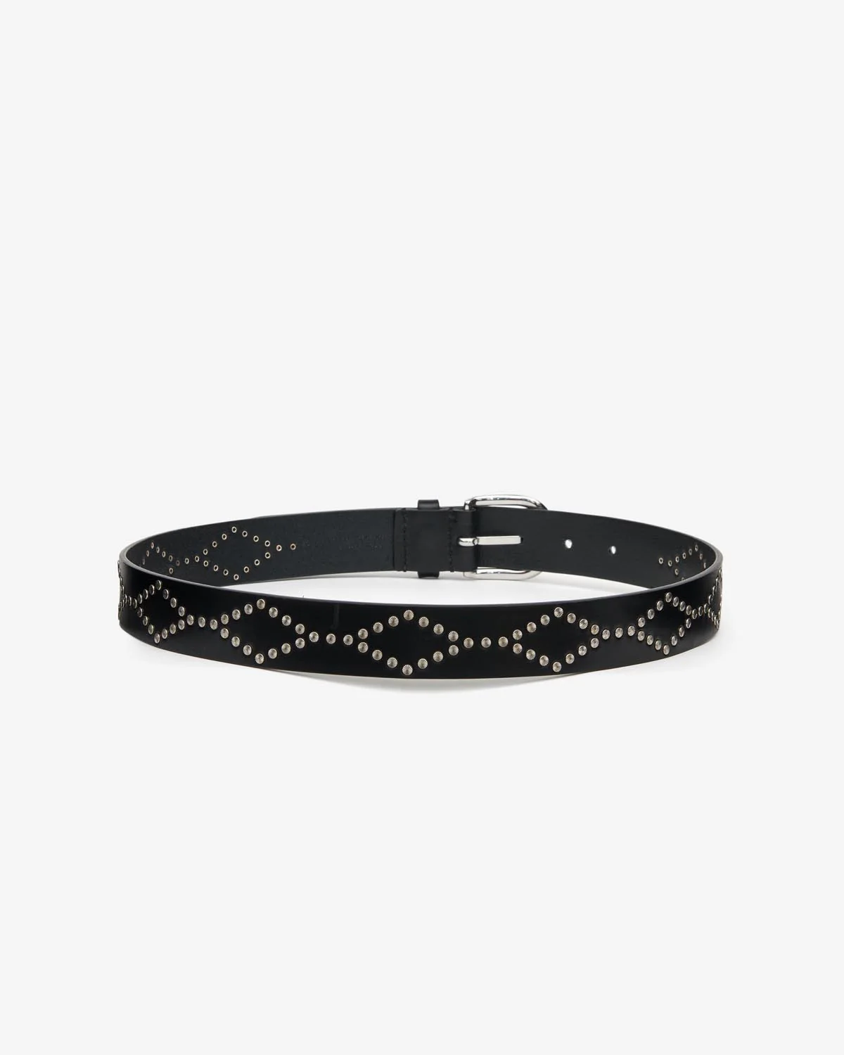 ISABEL MARANT Liliana Belt in Black/Silver