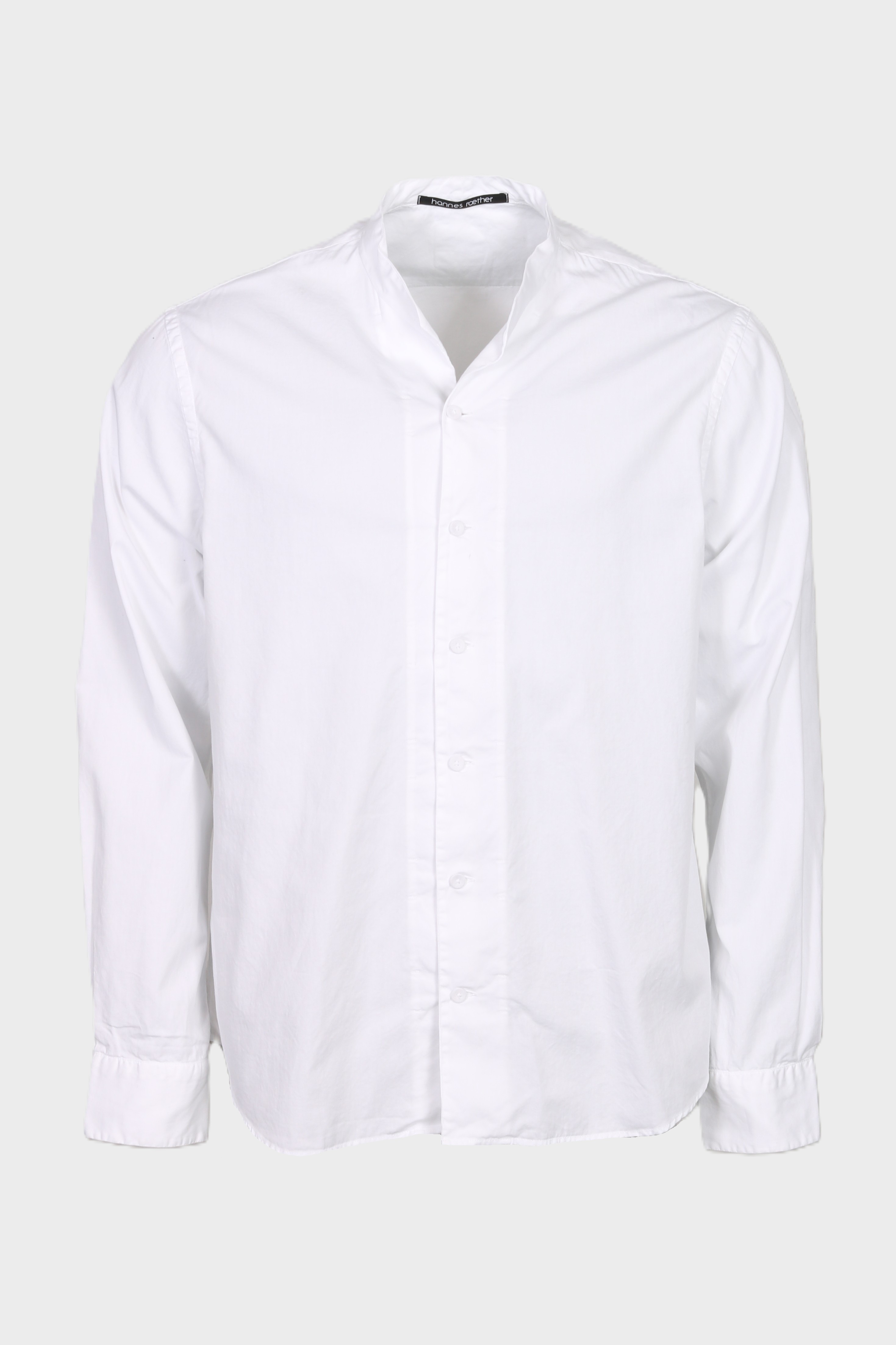 HANNES ROETHER Cotton Shirt in White