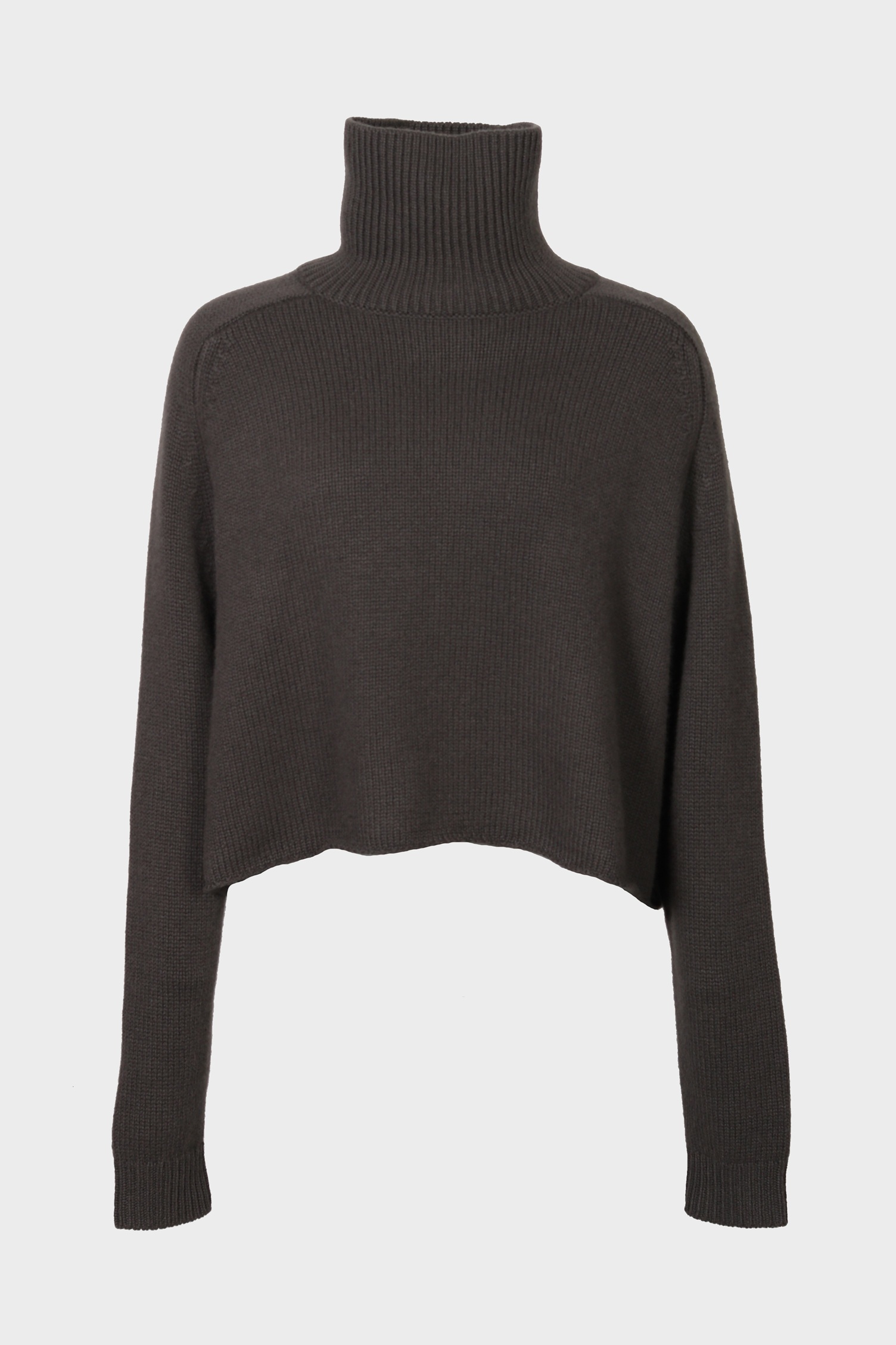 LISA YANG Cathie Cashmere Turtleneck in Dark Fern