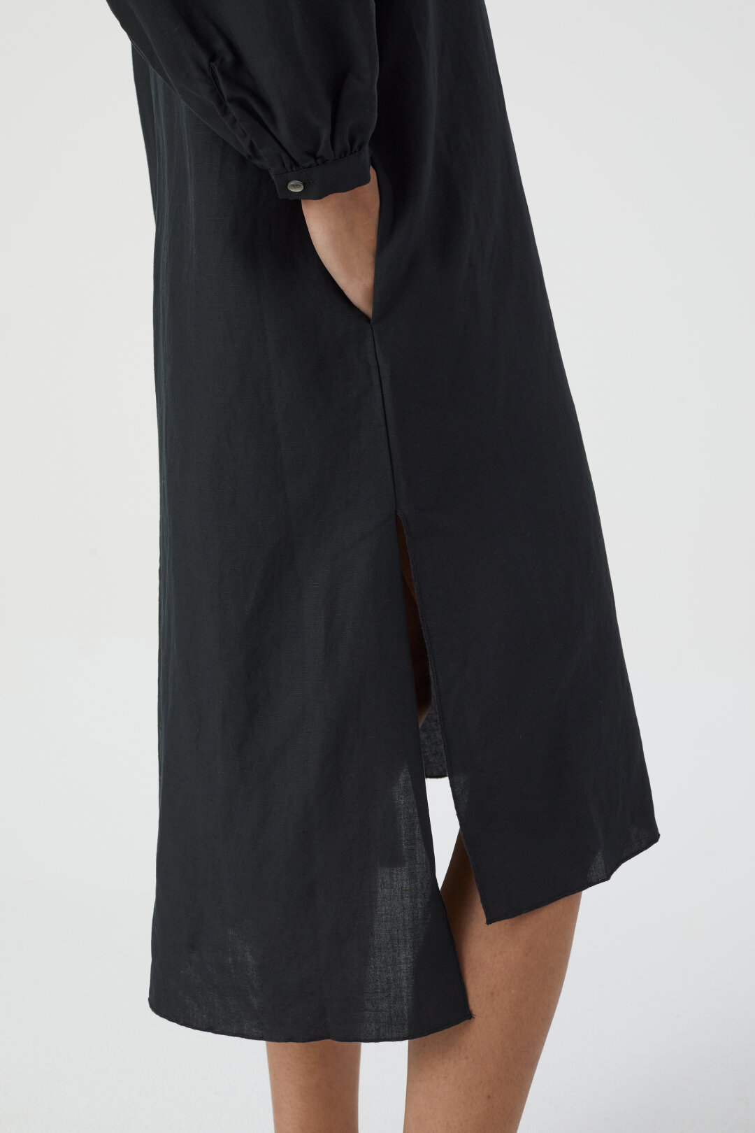 CLOSED Puff Sleeve Dress in Black