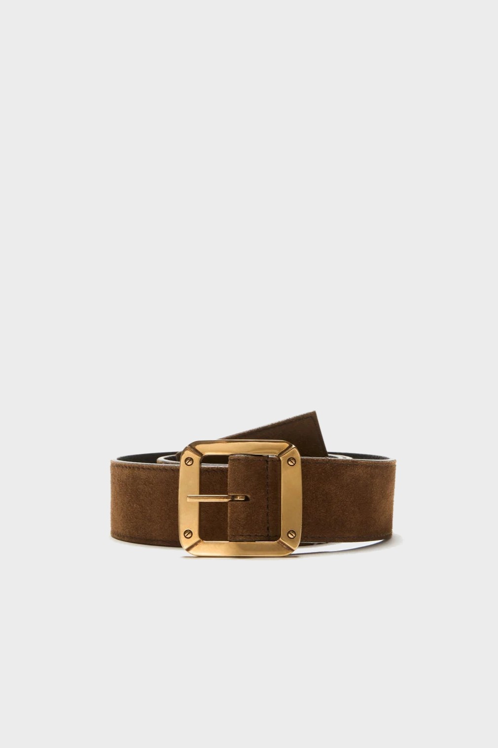 ACNE STUDIOS Reversible Leather Belt in Cognac/Black