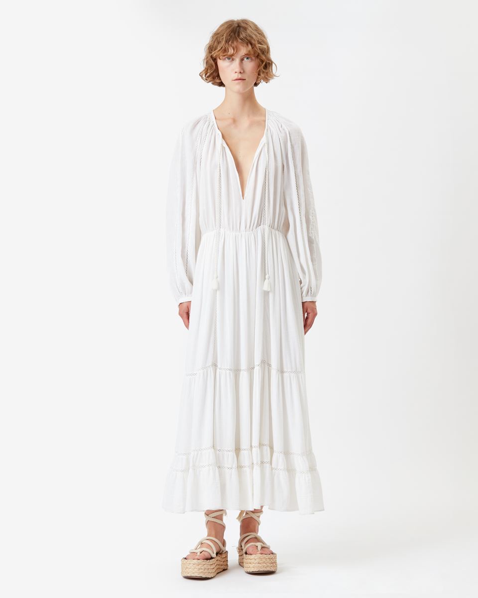 Isabel Marant Étoile Latifa Dress in White FR 36 / DE 34