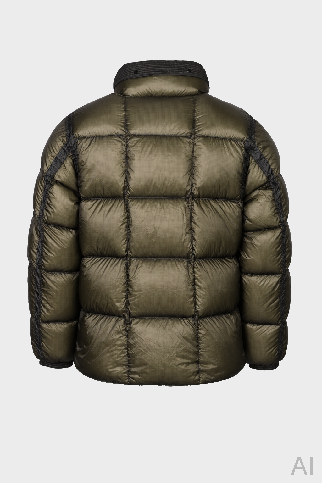 C.P. COMPANY D.D. Shell Lens Hooded Down Jacket in Ivy Green