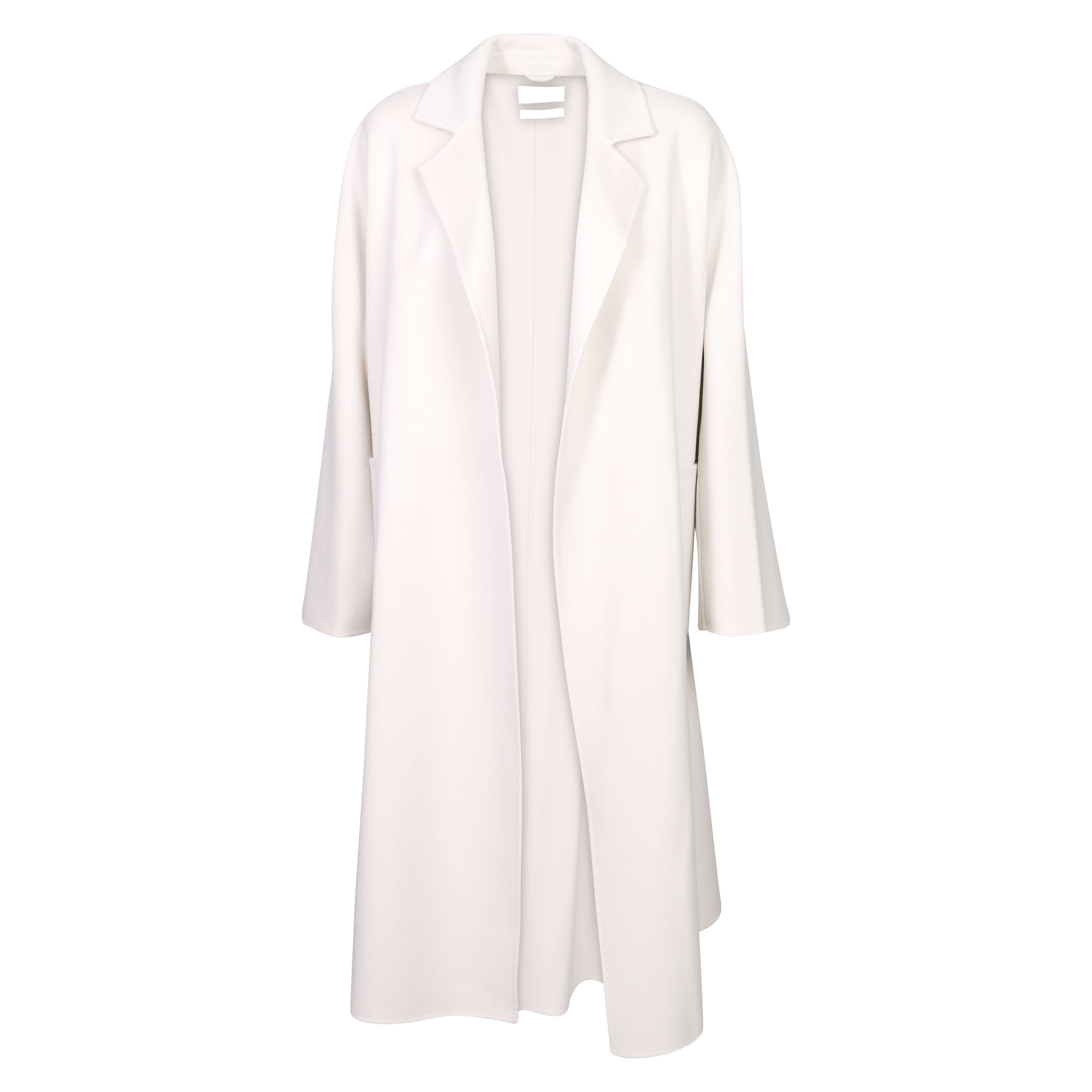Flona Wool/Cashmere Coat in Offwhite