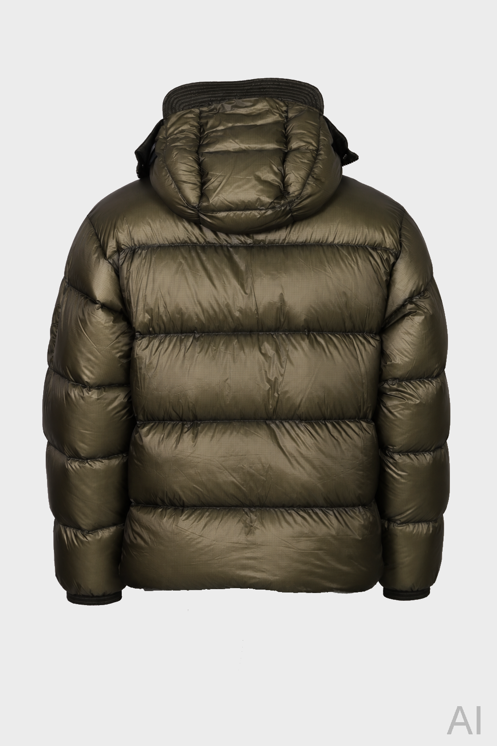 C.P. COMPANY D.D. Shell Goggle Down Jacket in Ivy Green