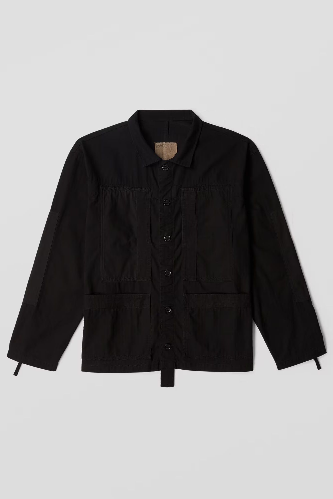 APPLIED ART FORMS Worker Jacket in Black APPLIED ART FORMS Worker Jacket in Black