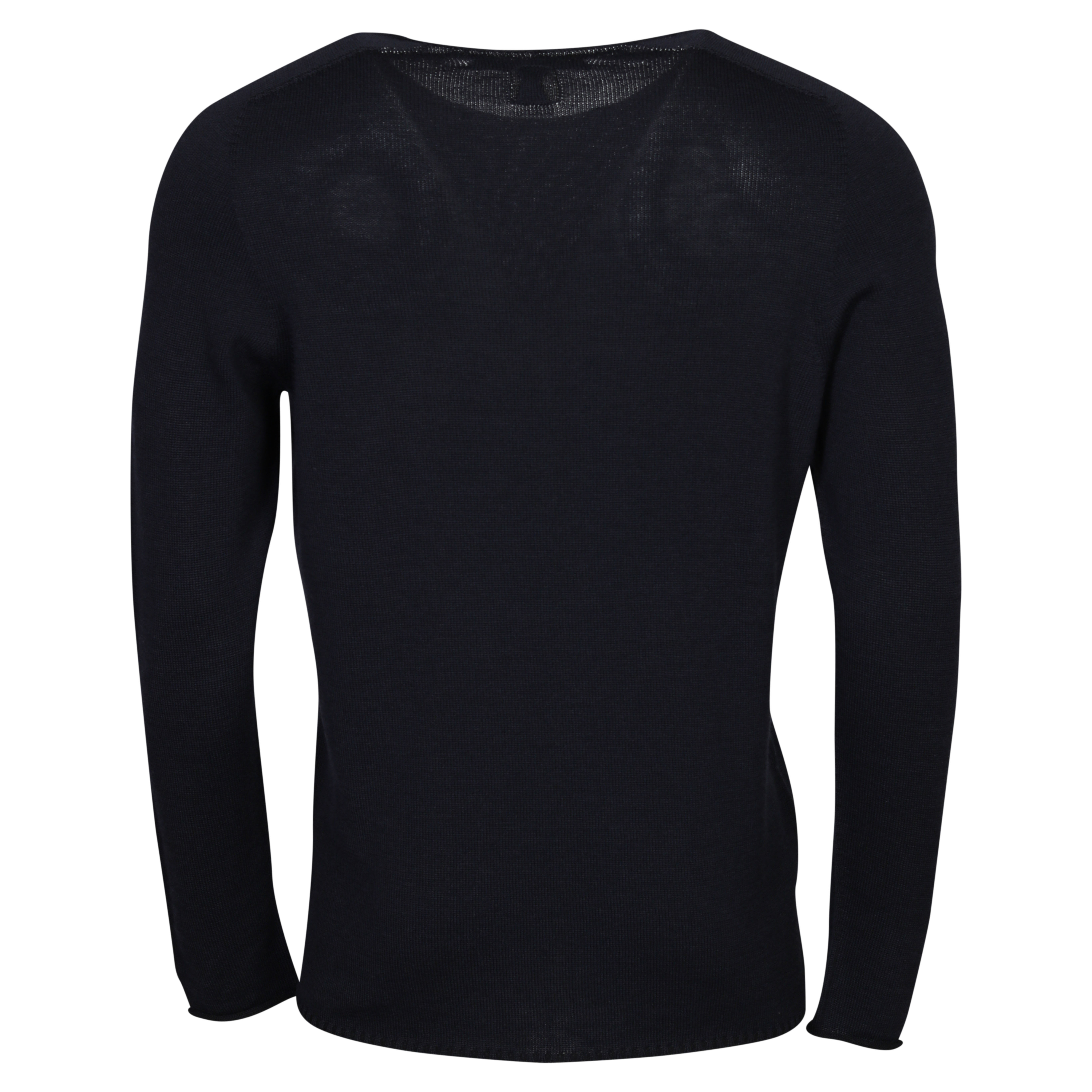Hannes Roether Knit Sweater  in Tornado/Black