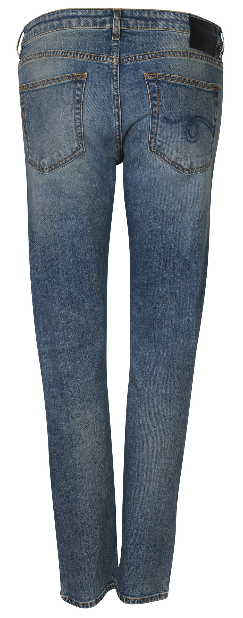 R13 Boy Skinny Jasper Blue Washed
