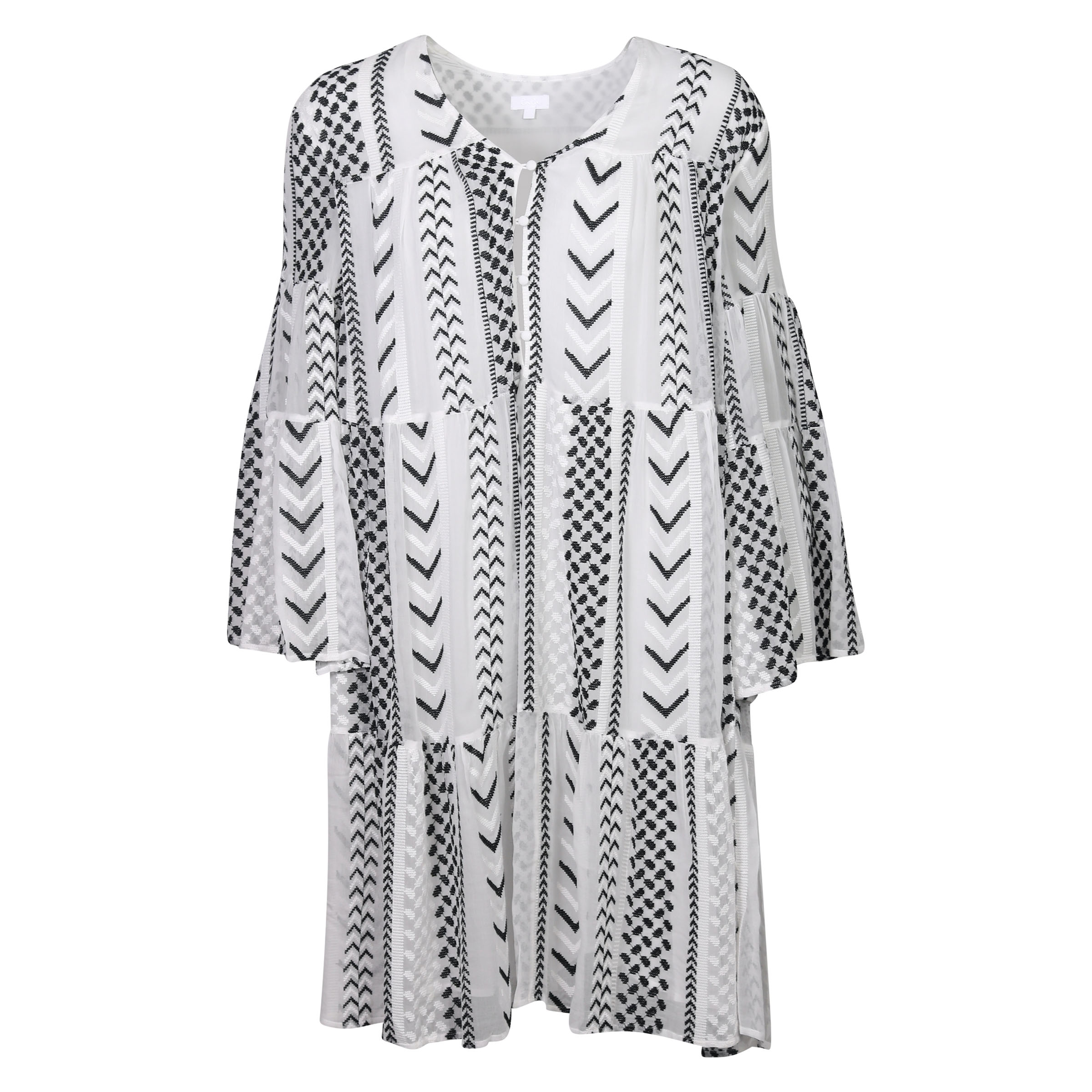 Lala Berlin Dress Dafina X-Stitch Kufiya Black/White