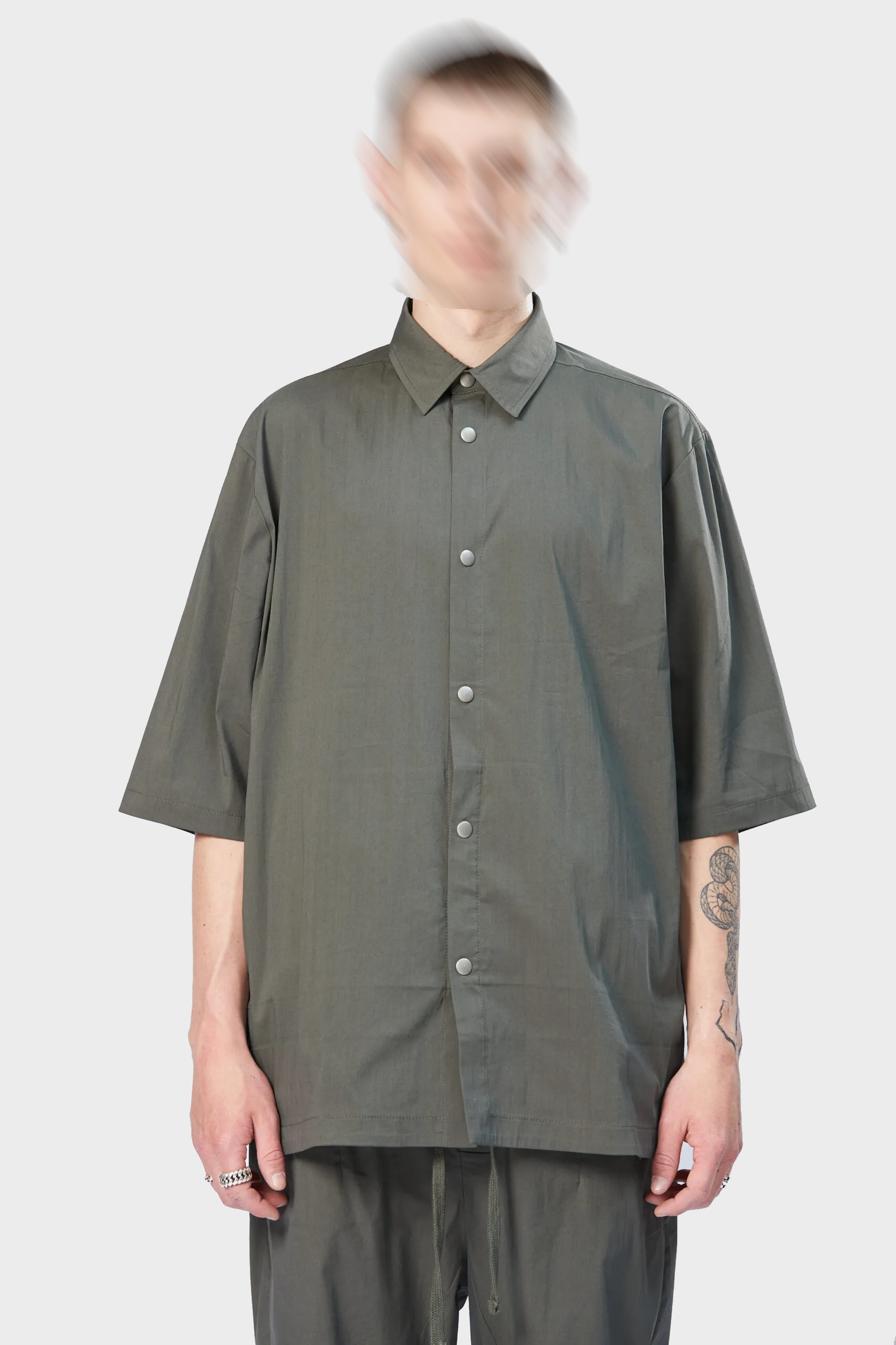 THOM KROM Shirt in Ivy Green S