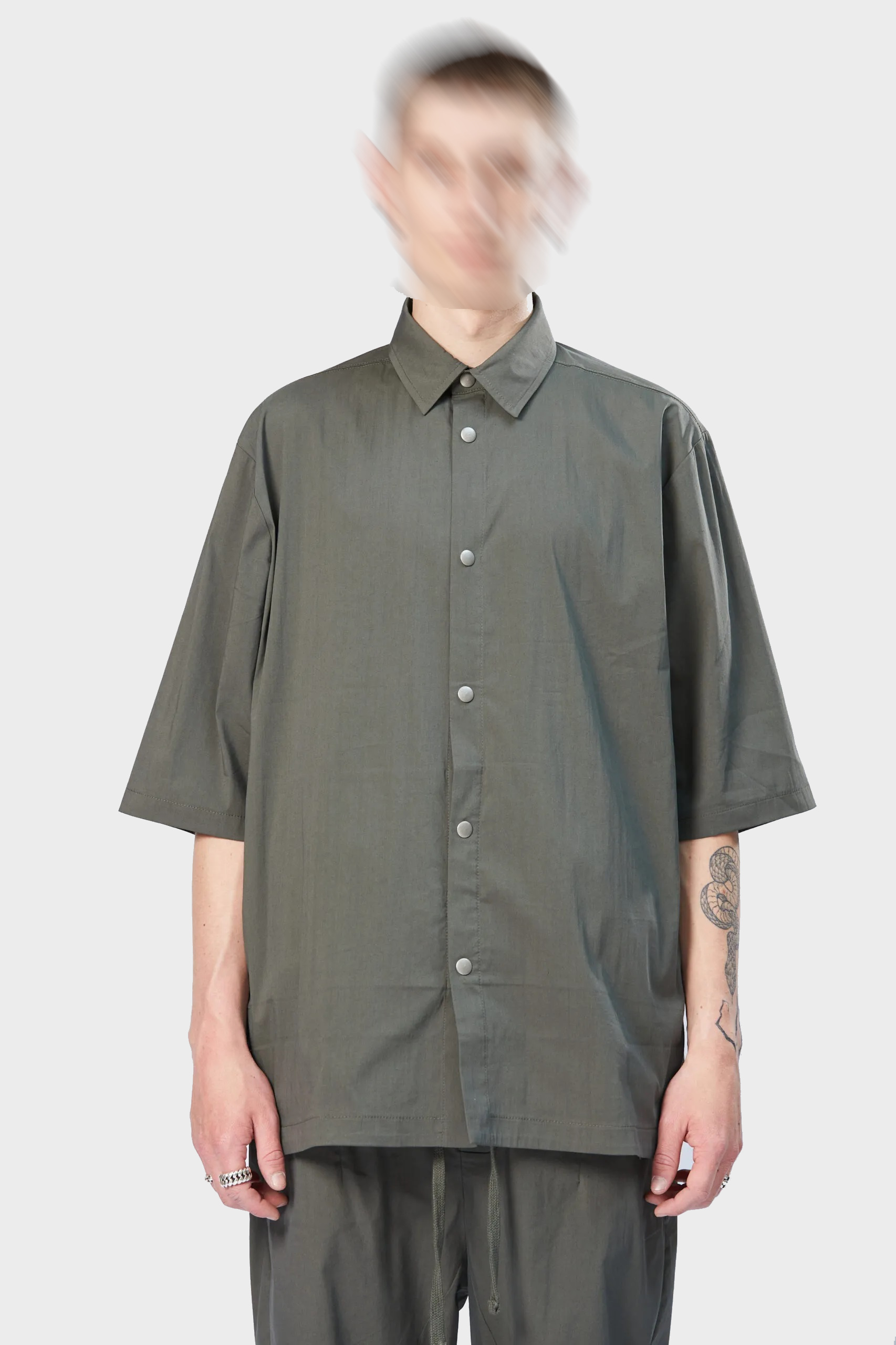 THOM KROM Shirt in Ivy Green L