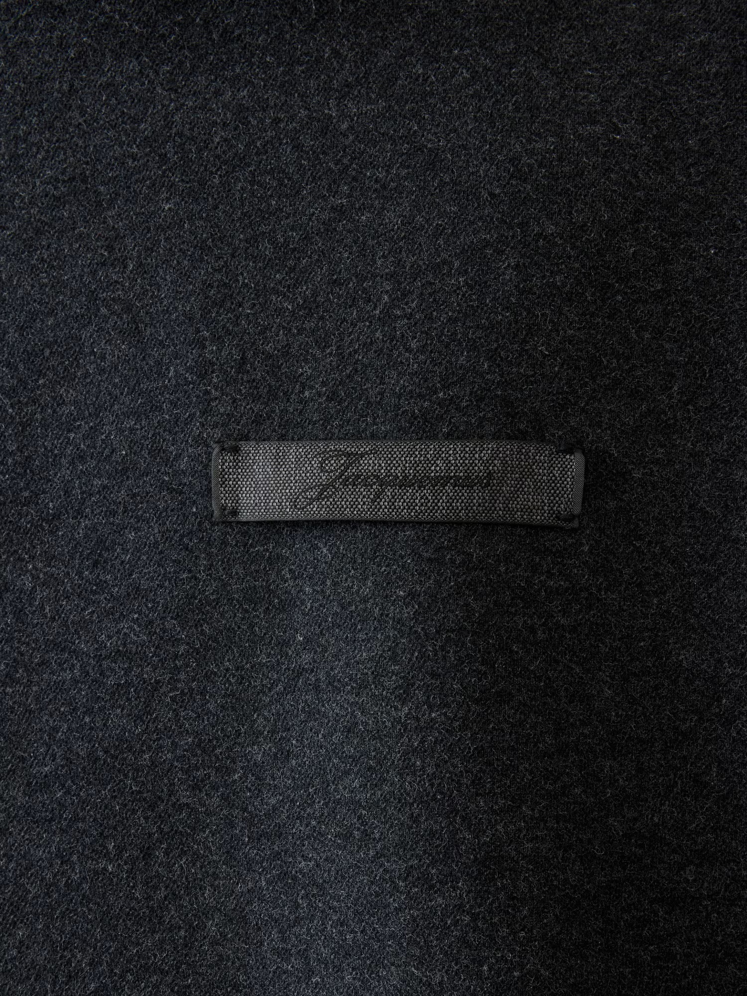 JACQUEMUS Ruban Oversize Sweatshirt in Dark Grey