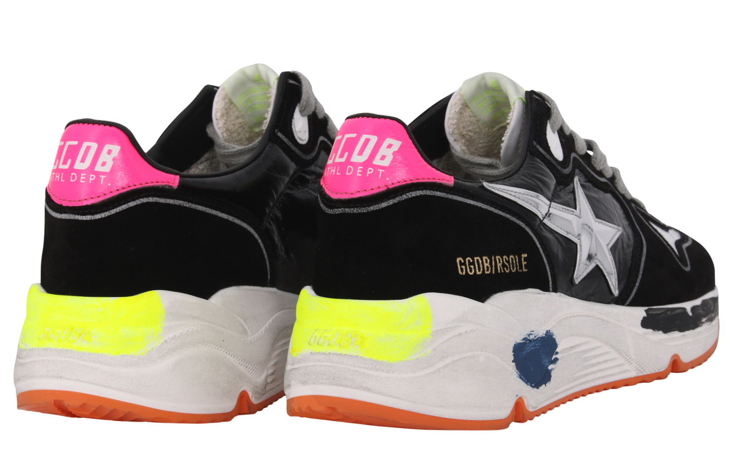 Golden Goose Running Black/Multicolour