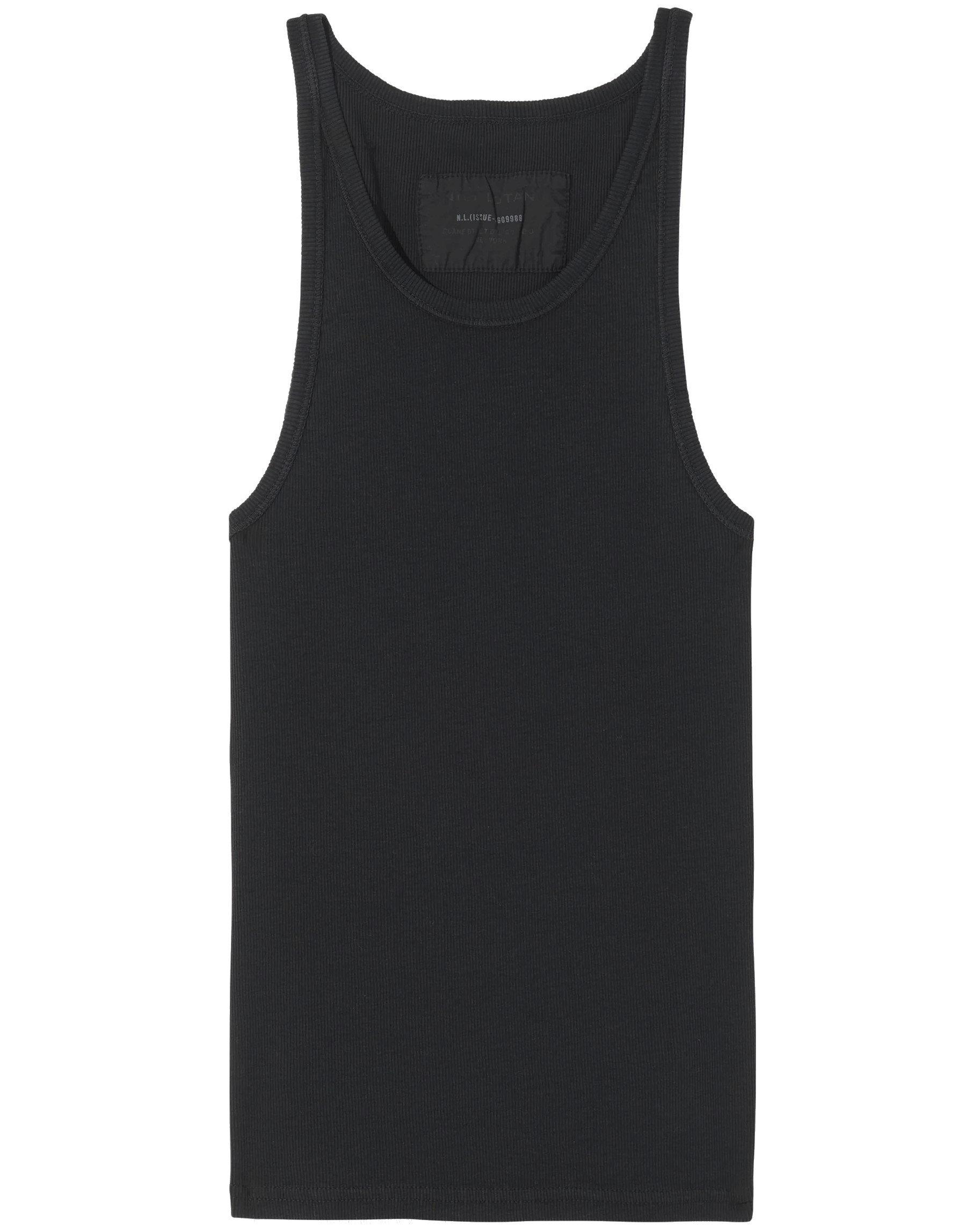 NILI LOTAN Rib Tank Jennifer in Black XS