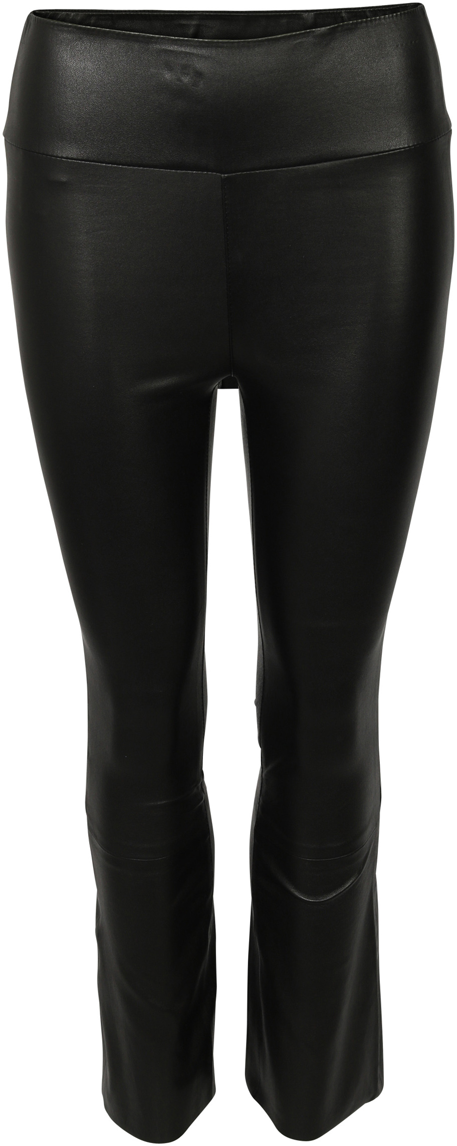 SPRWMN Cropped Flare Lamb Leather Legging