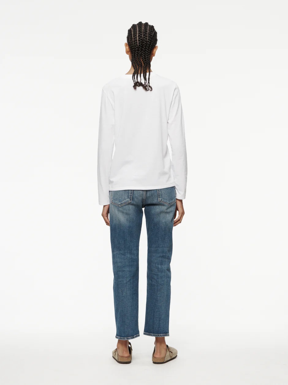 6397 Longsleeve Mini Boy T in Optic White XL