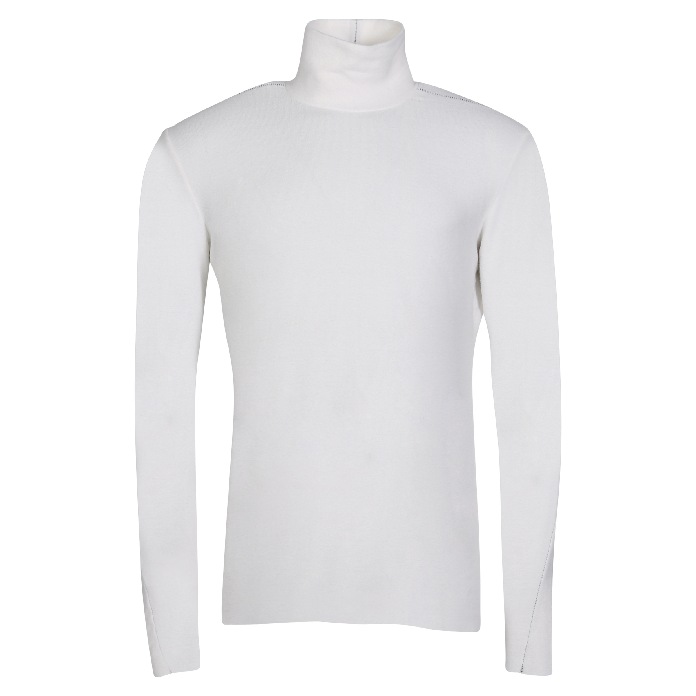 Thom Krom Fluffy Turtle Neck Longsleeve in Off White