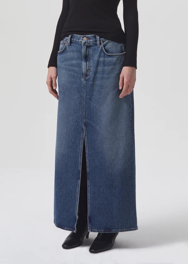 AGOLDE Leif Denim Skirt