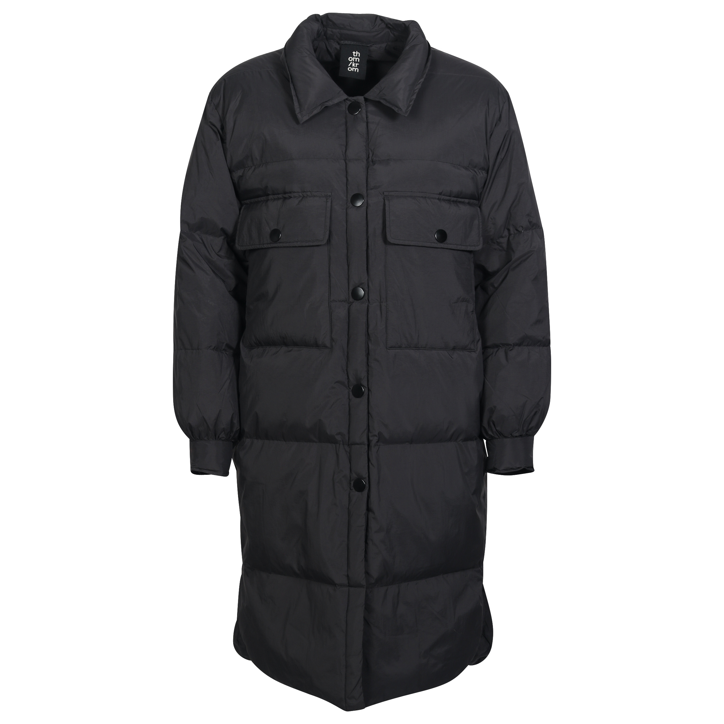 Thom Krom Padded Overshirt in Black