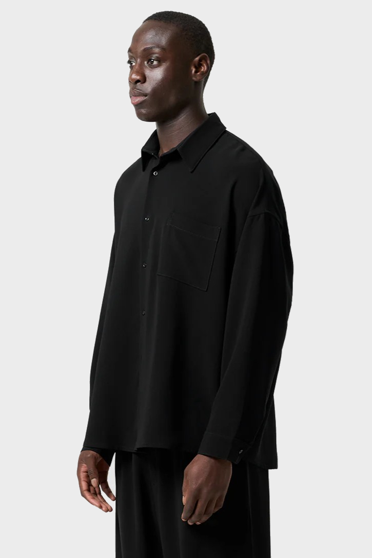 PERPLEX Kuro Loose Fit Shirt in Black