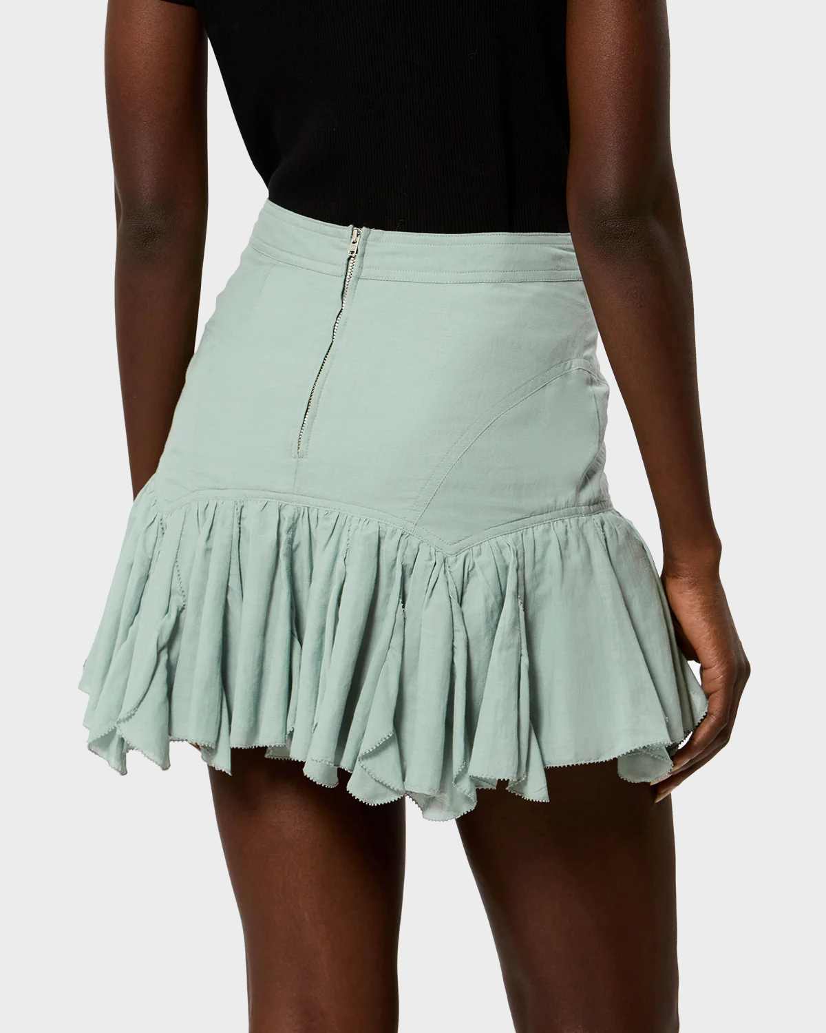 ISABEL MARANT ÉTOILE Daneen Skirt in Sage