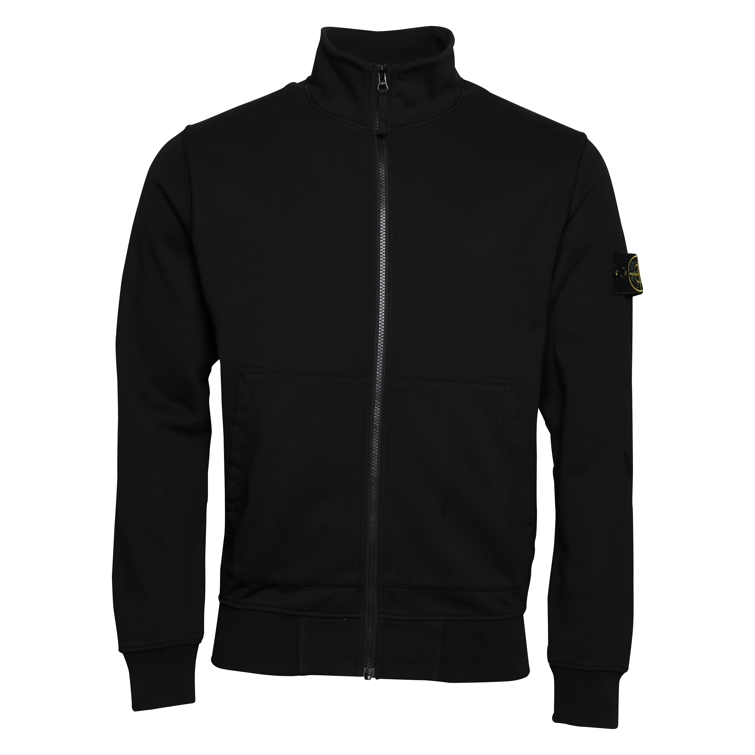 Stone Island Zip Sweatjacket in Black M