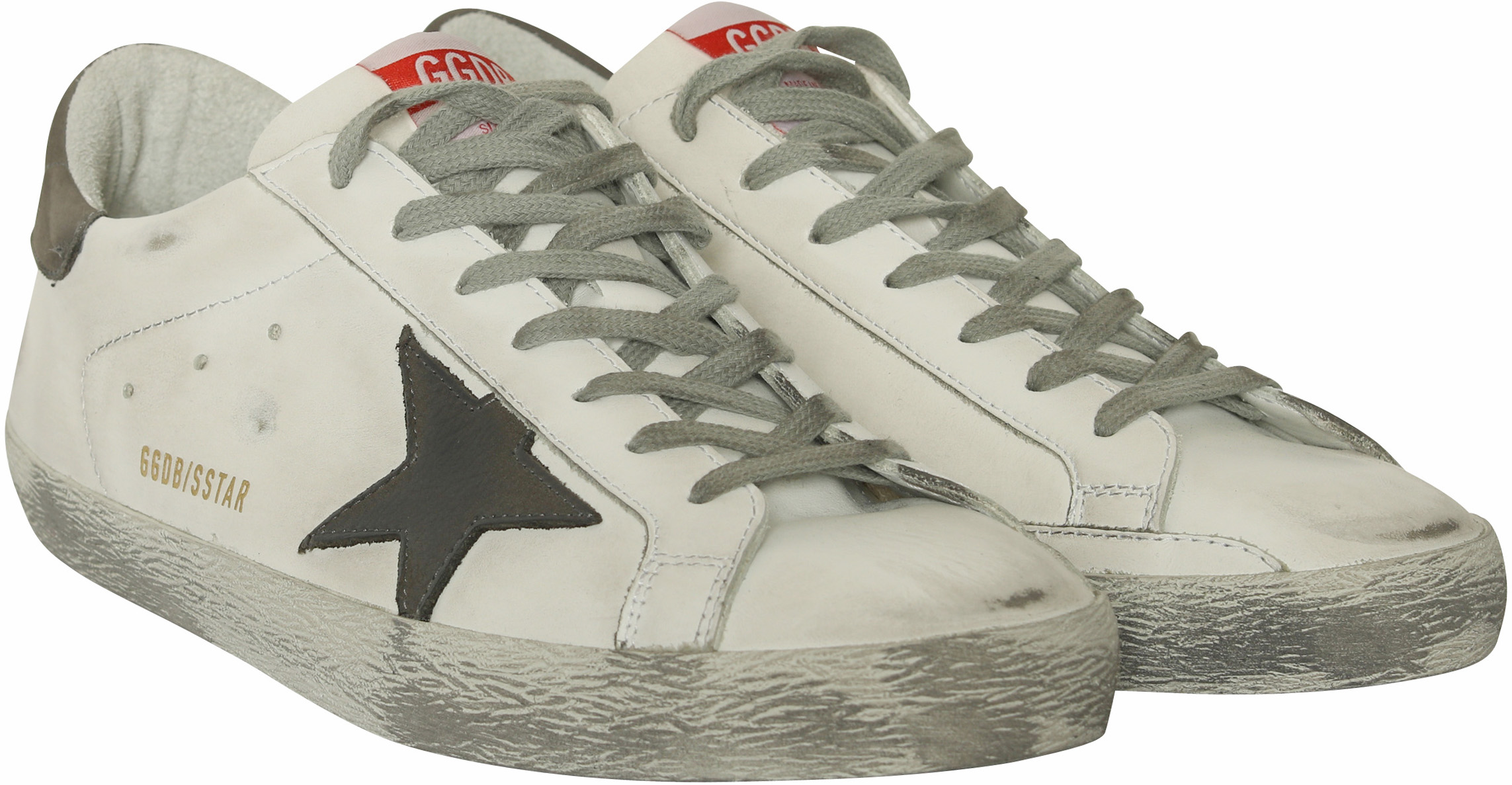 Golden Goose Superstar White/Grey Nabuk Star