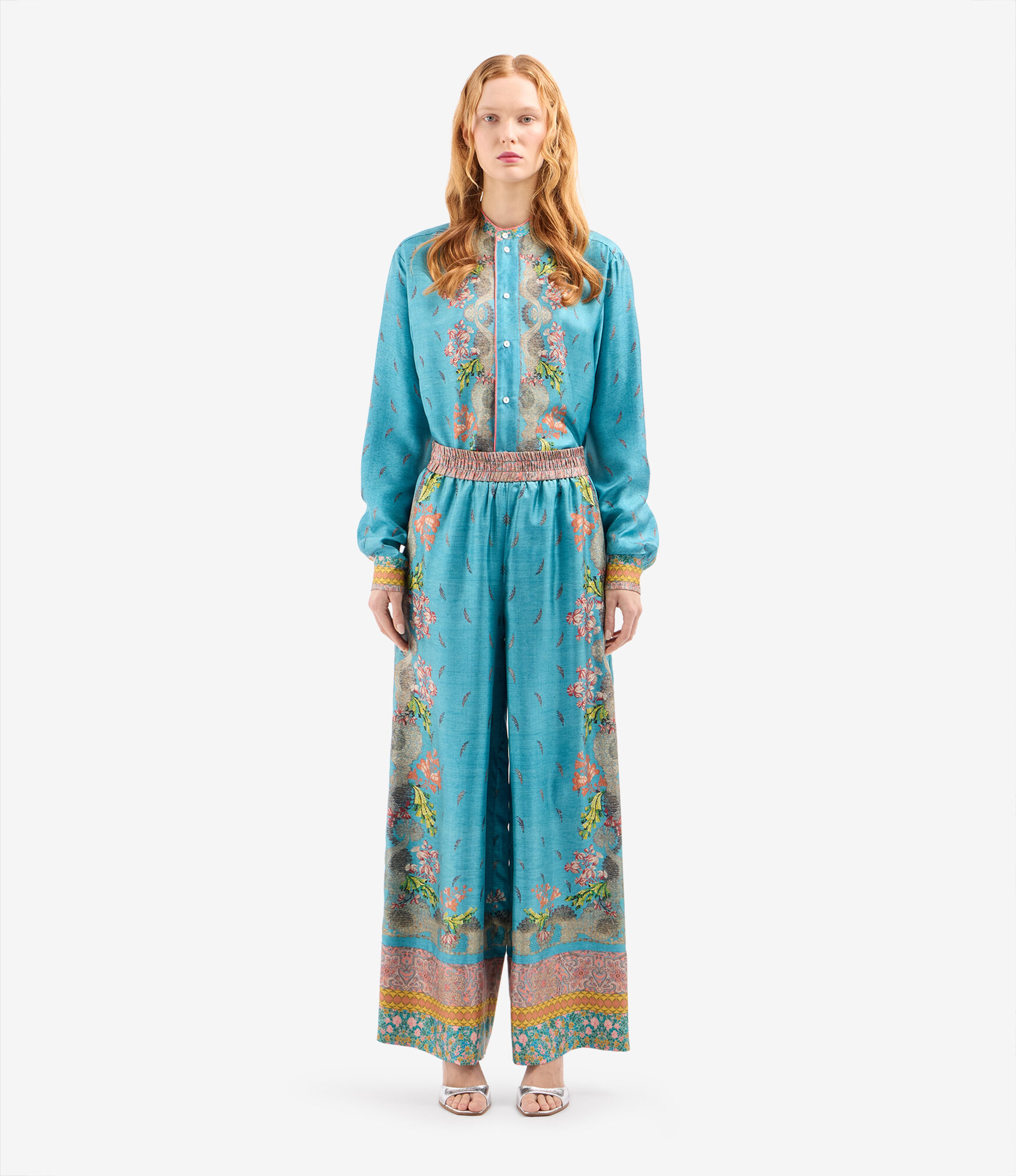 PIERRE-LOUIS MASCIA Long Silk Pant